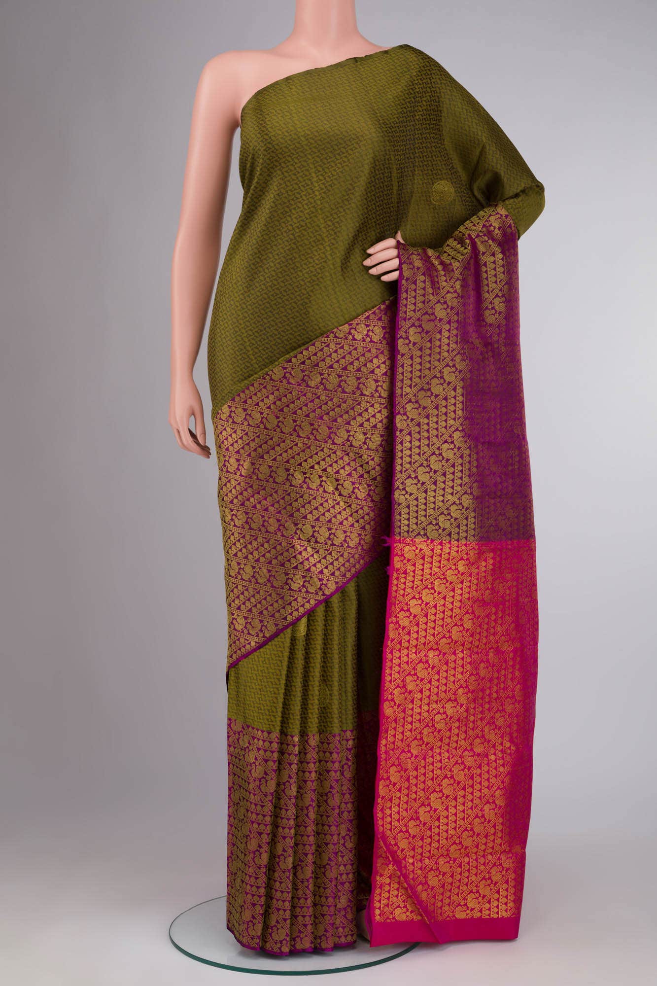 Green Kanchipuram Silk Saree