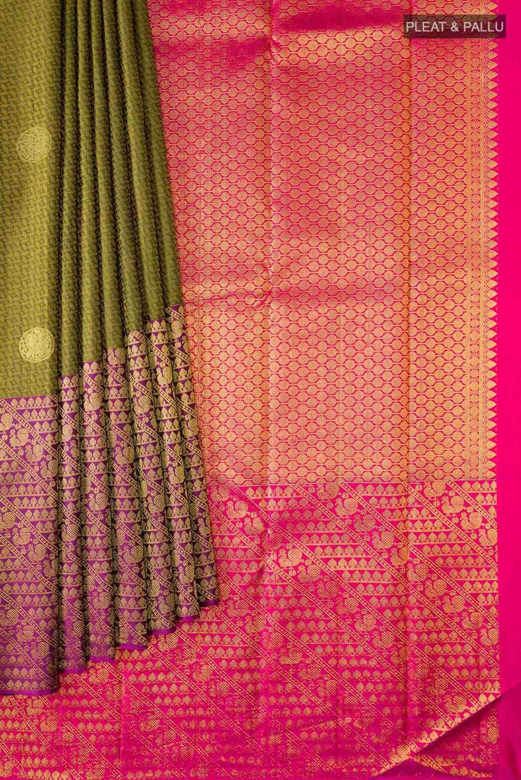 Green Kanchipuram Silk Saree