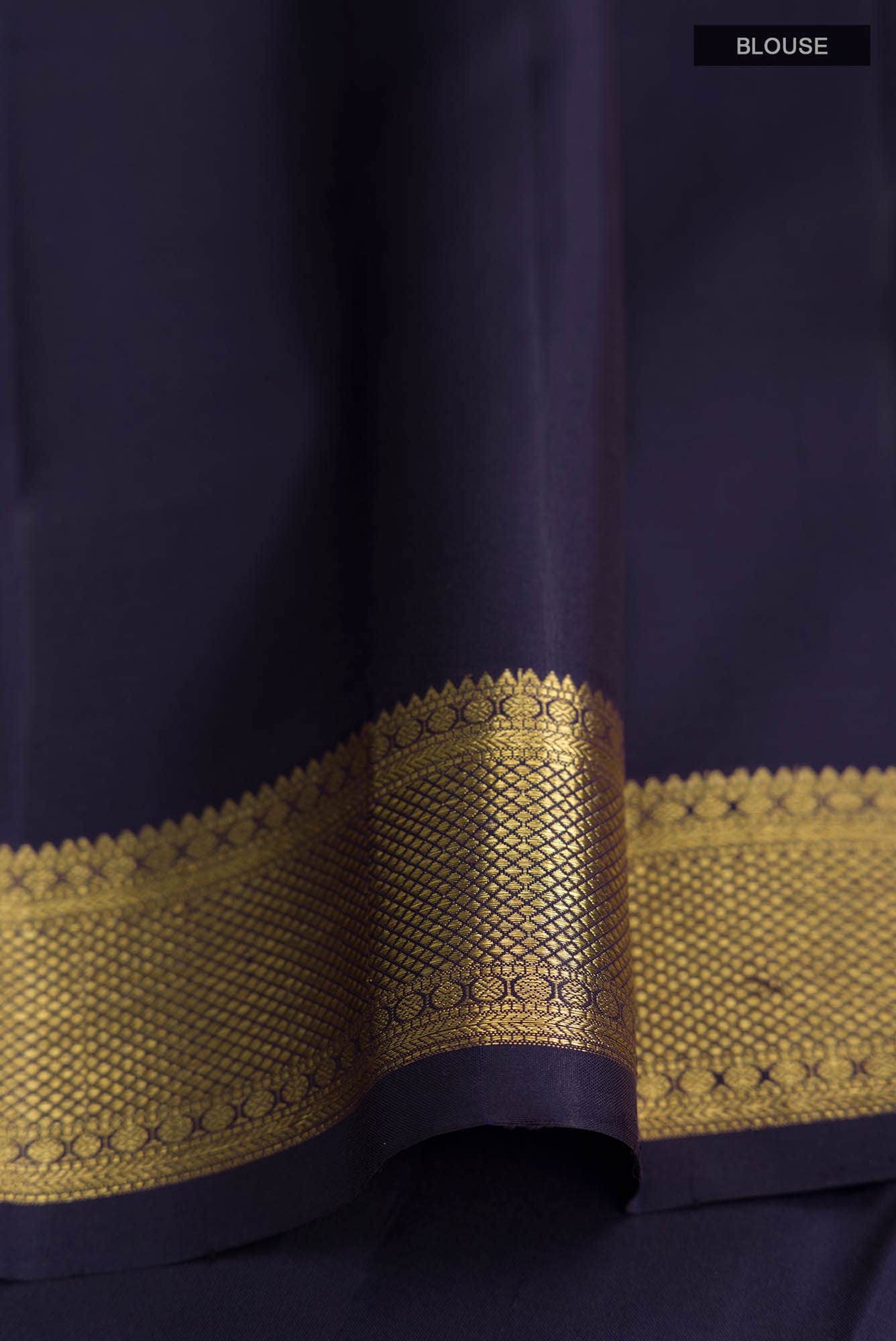 Blue Kanchipuram Silk Saree