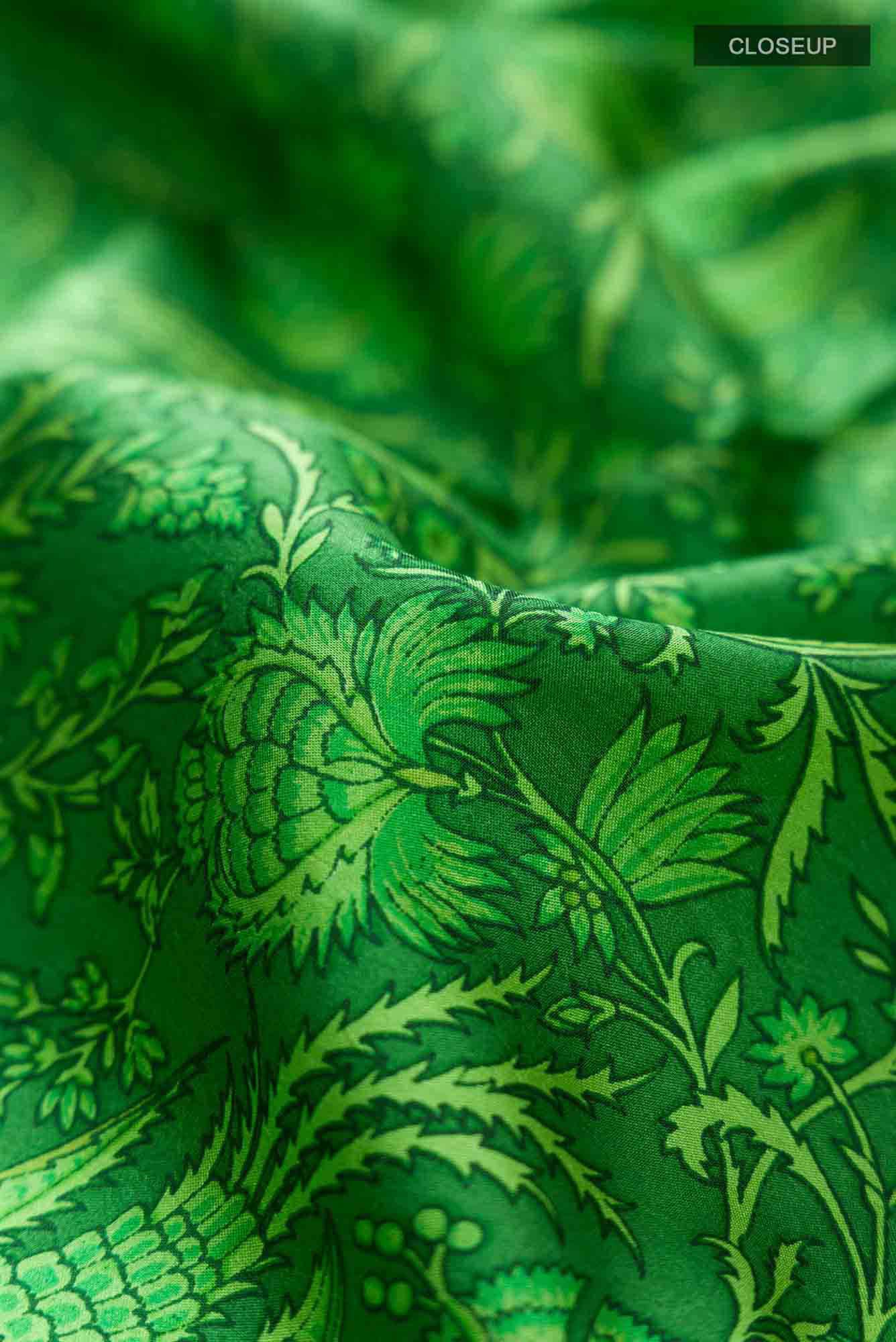 Green Bangalore Silk Saree