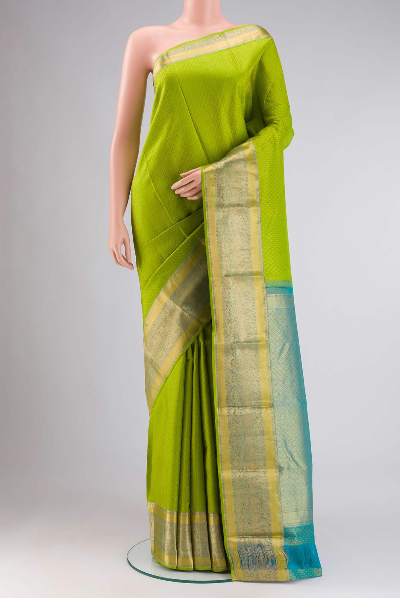 Green Kanchipuram Silk Saree