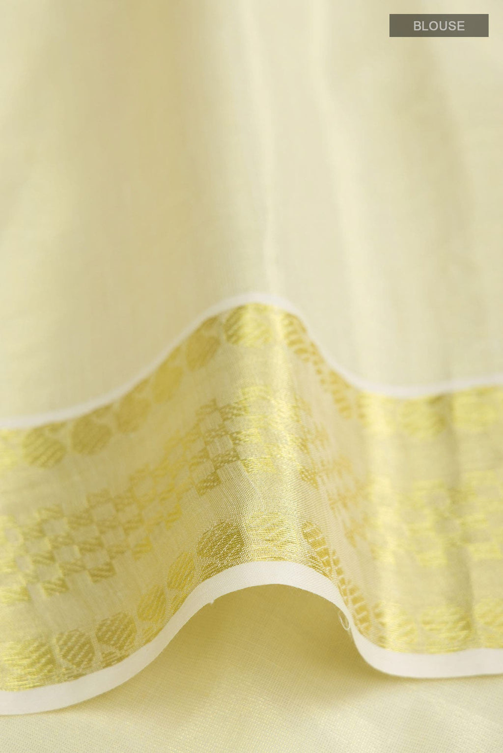 Gold Kerala Cotton Saree