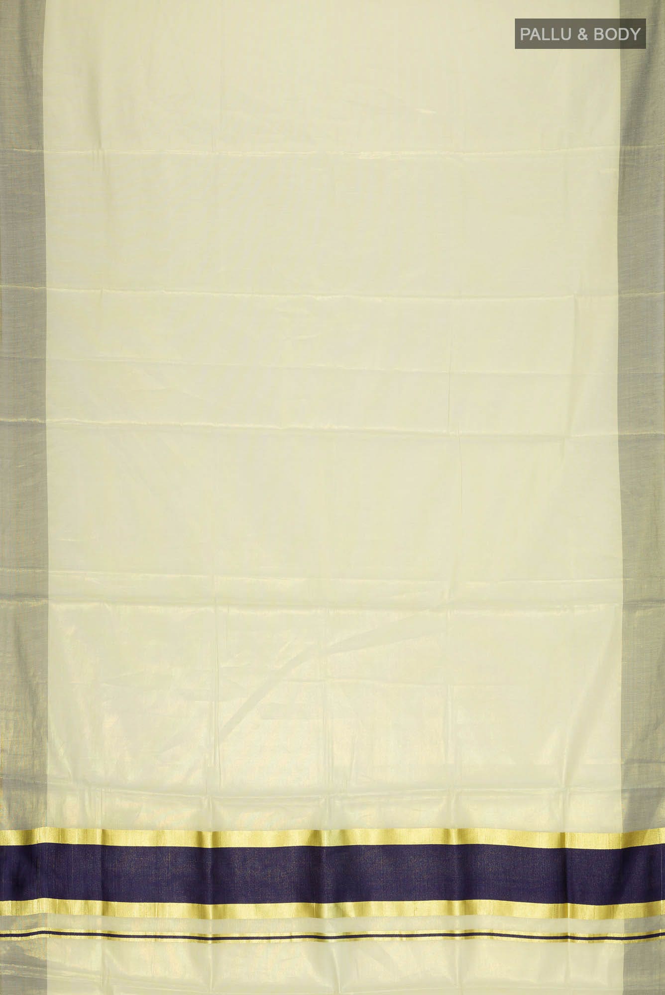 Gold Kerala Cotton Saree