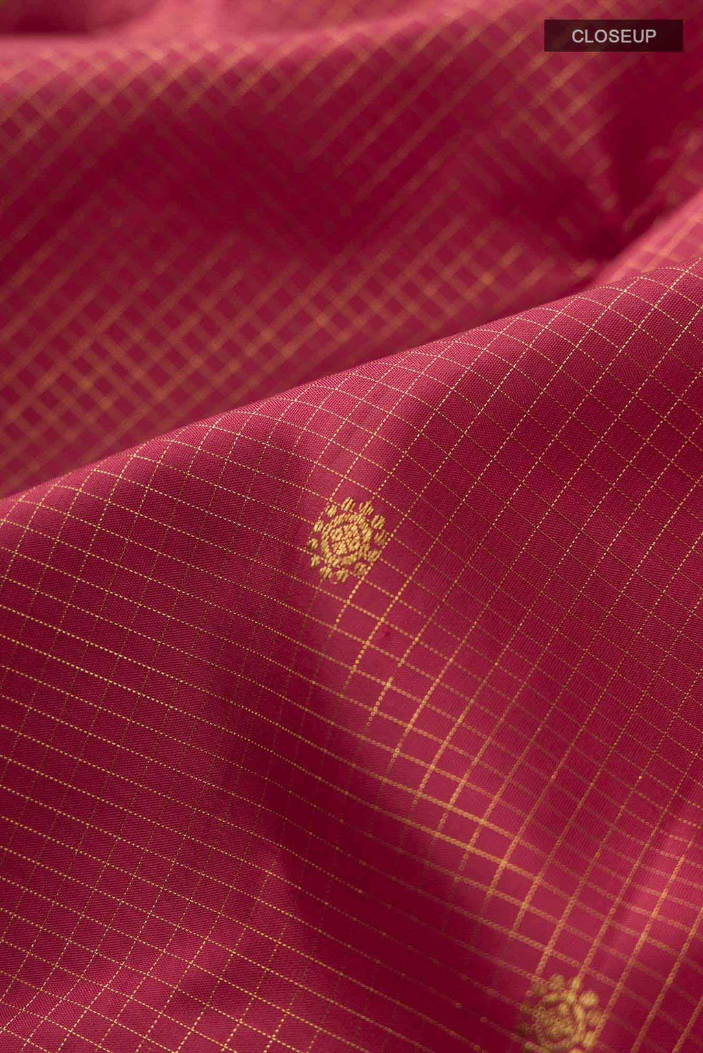 Pure Silk Pure Zari Red Kanchipuram Saree