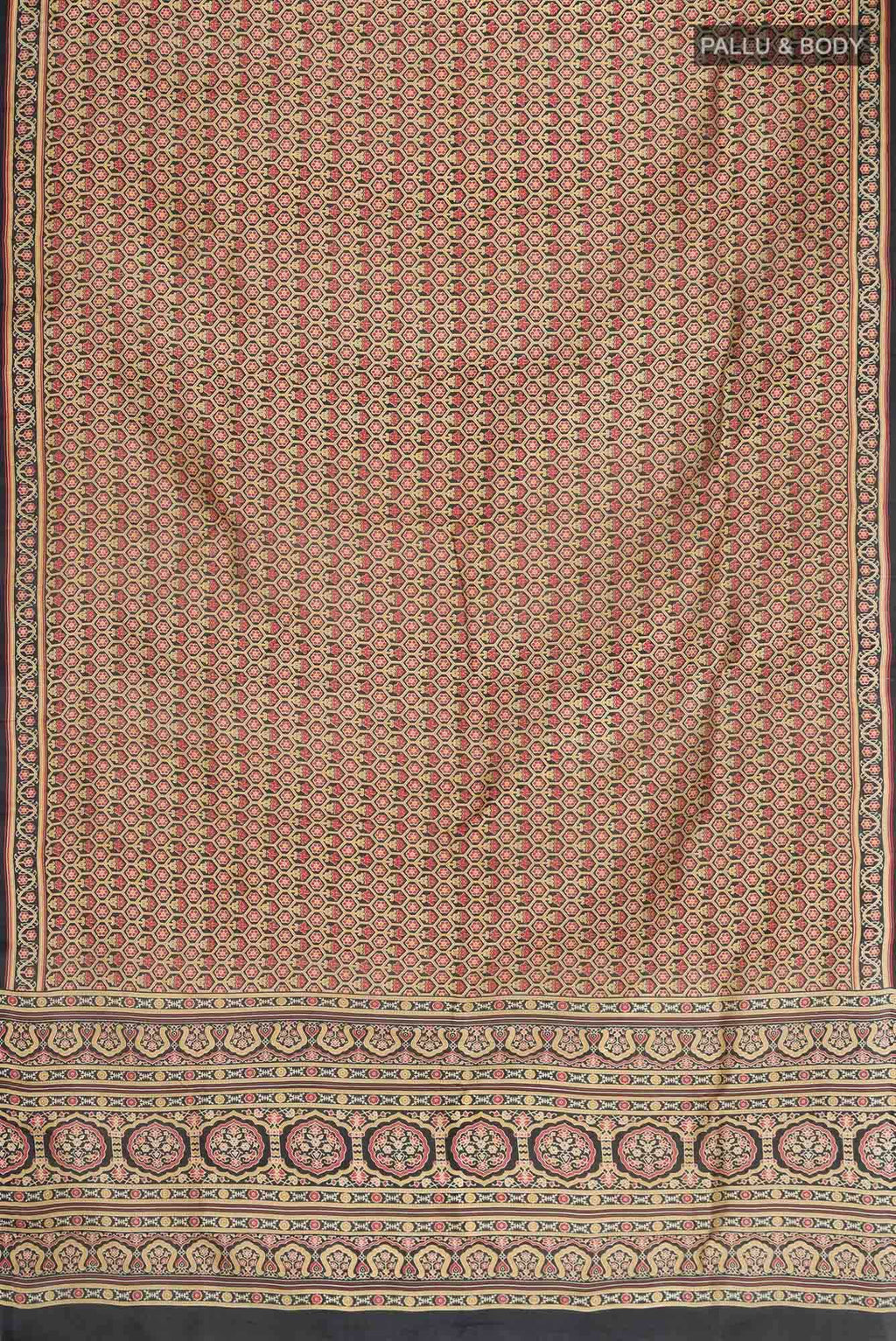 Black Bangalore Silk Saree