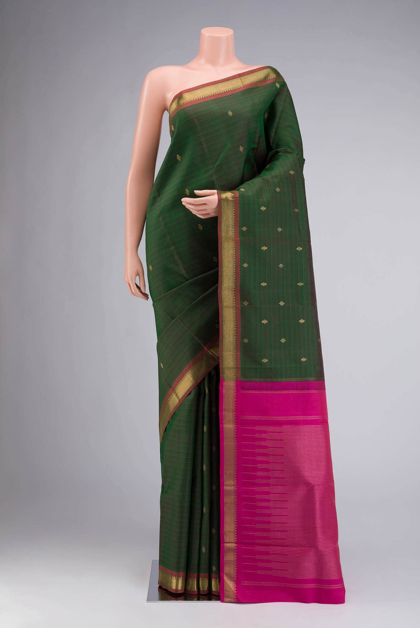 Green Kanchipuram Silk Saree