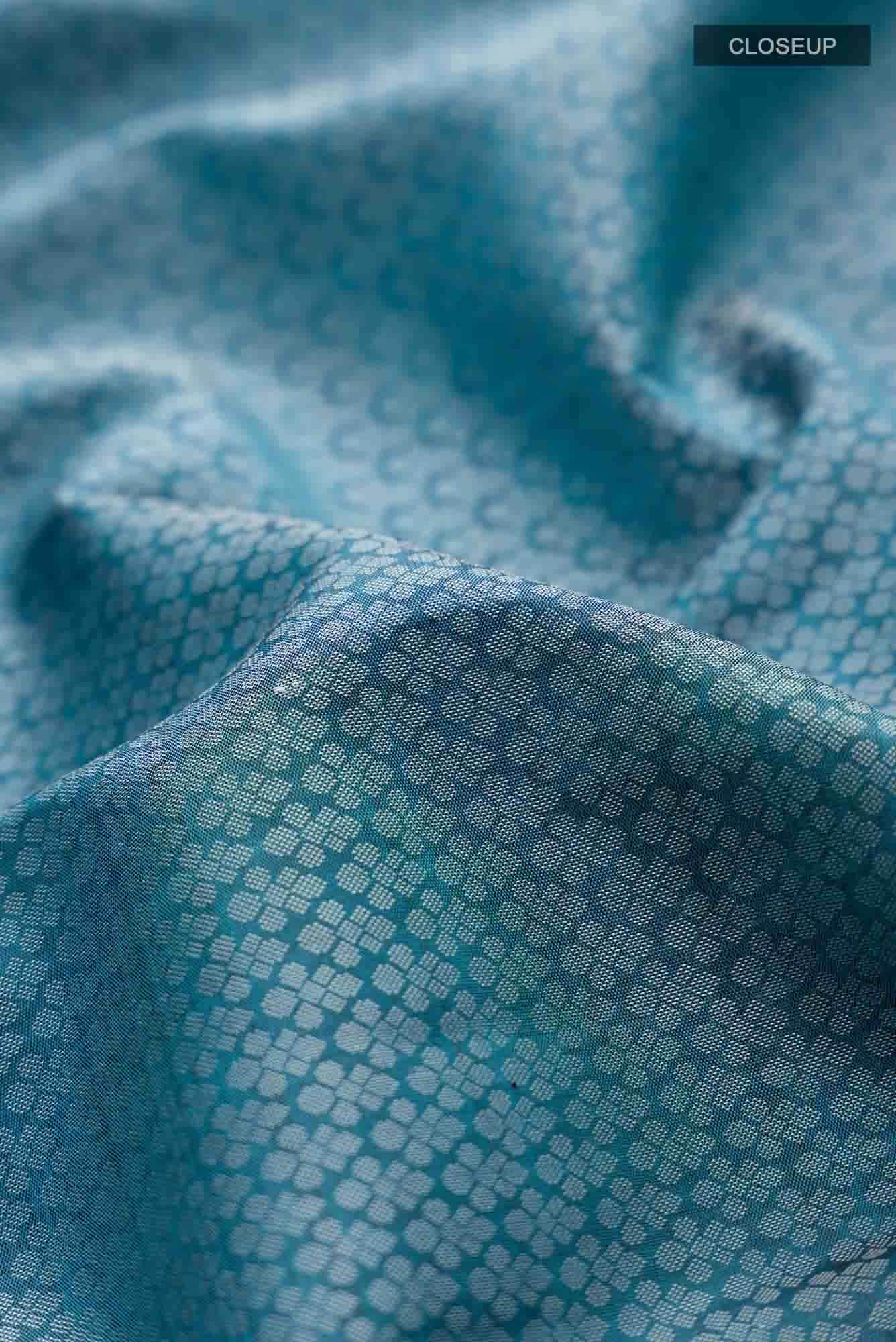 Blue Kanchipuram Silk Saree