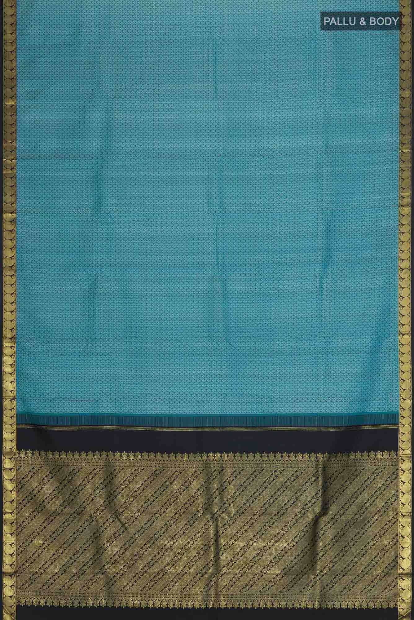 Blue Kanchipuram Silk Saree