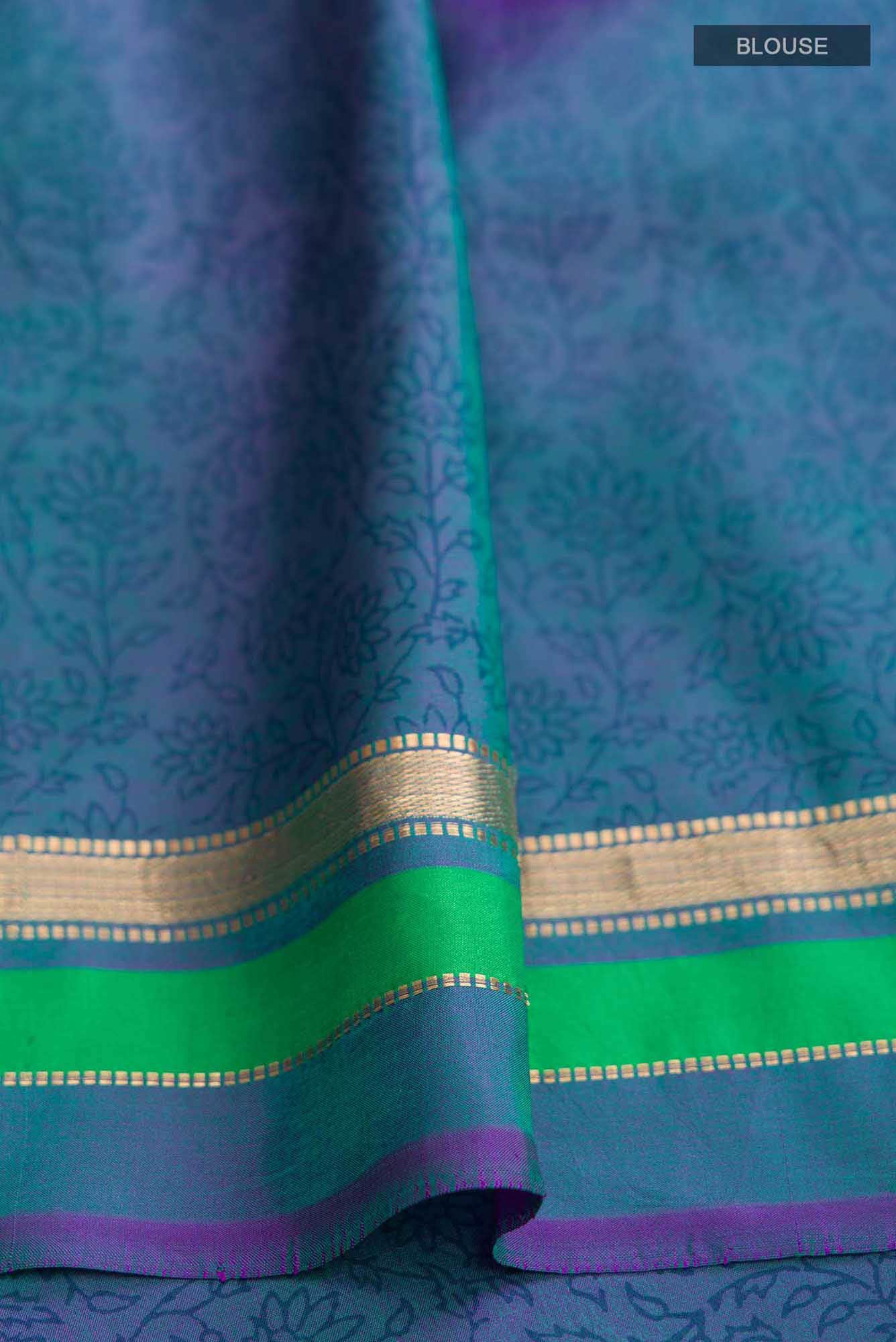 Green Bangalore Silk Saree