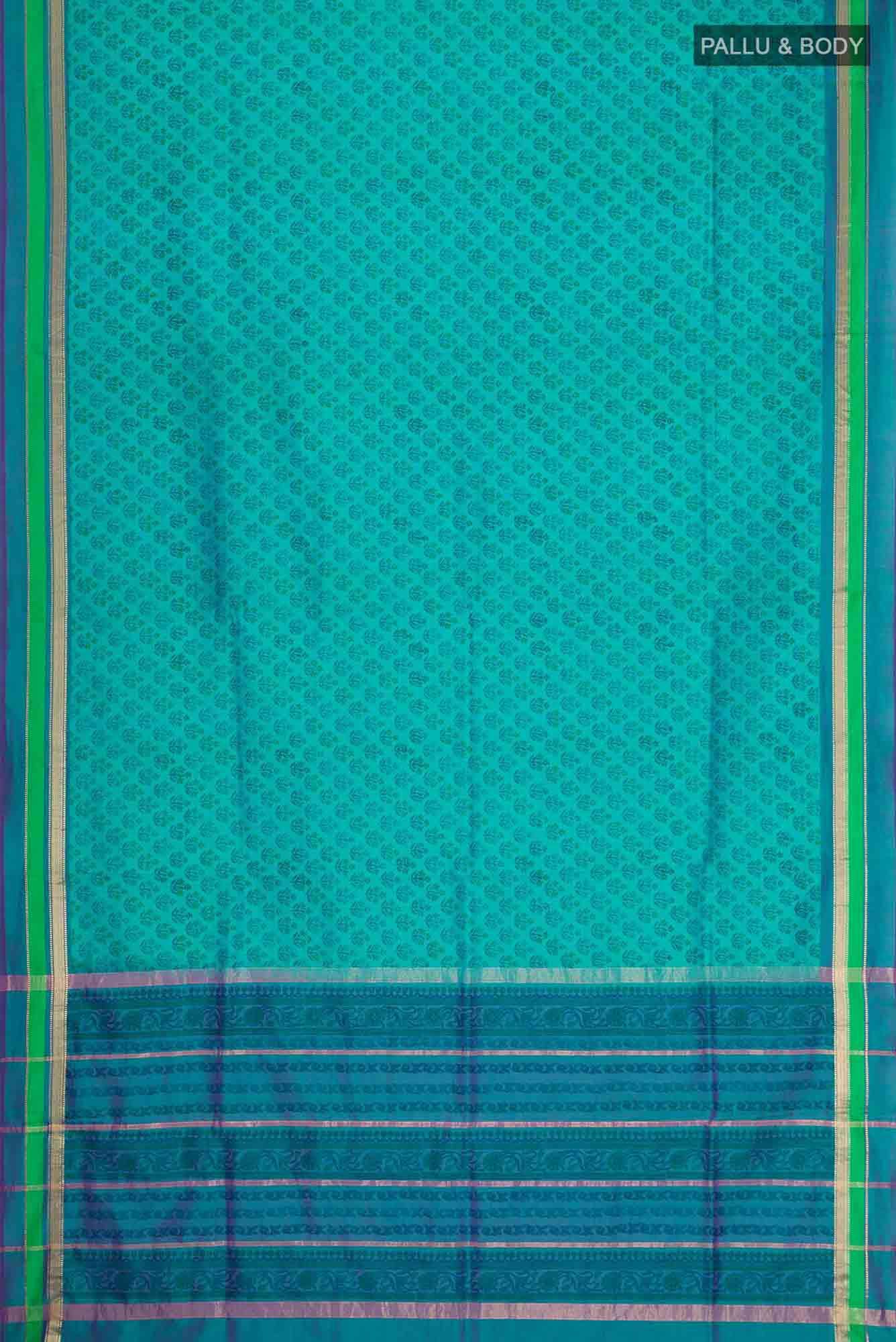 Green Bangalore Silk Saree