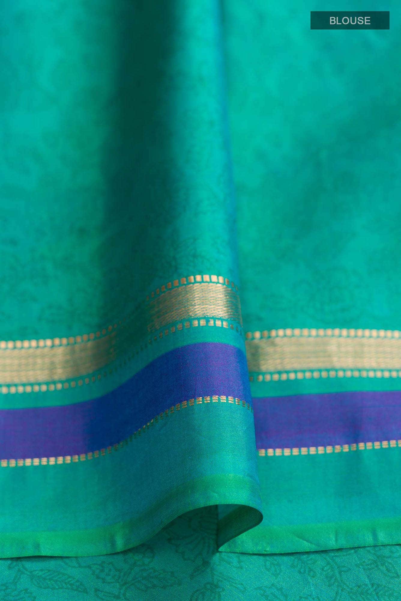 Blue Bangalore Silk Saree