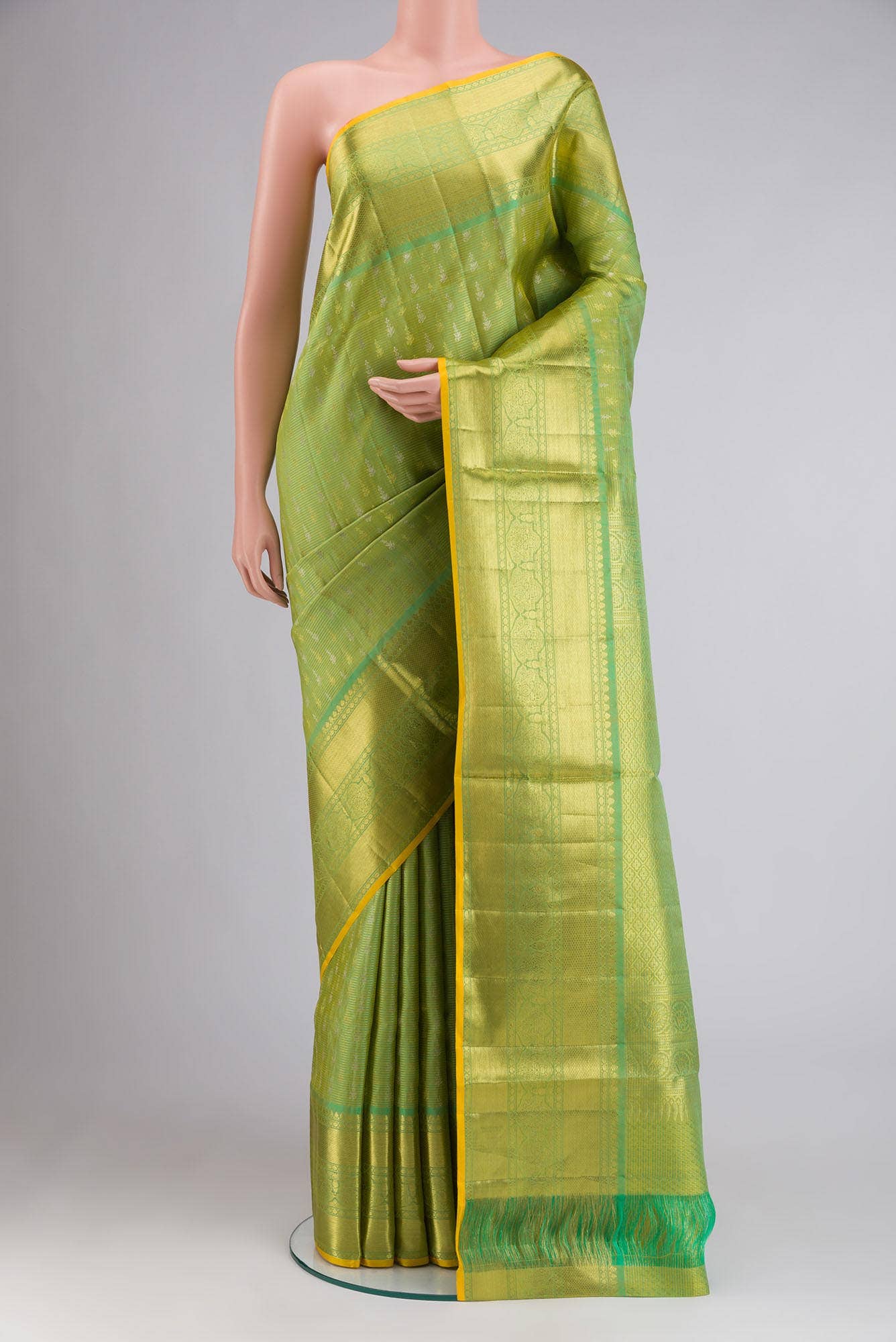 Green Kanchipuram Silk Saree