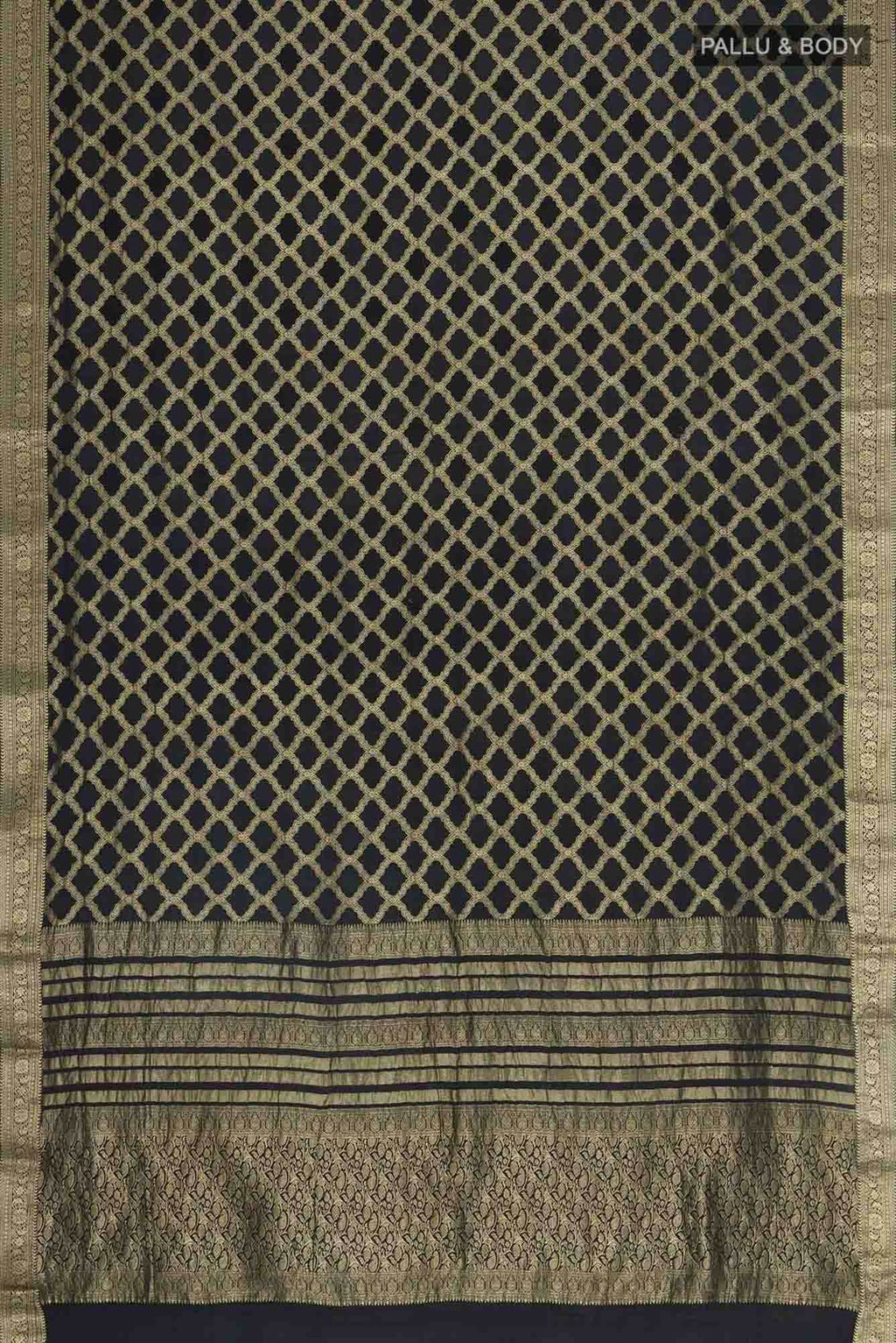 Black Georgette Saree