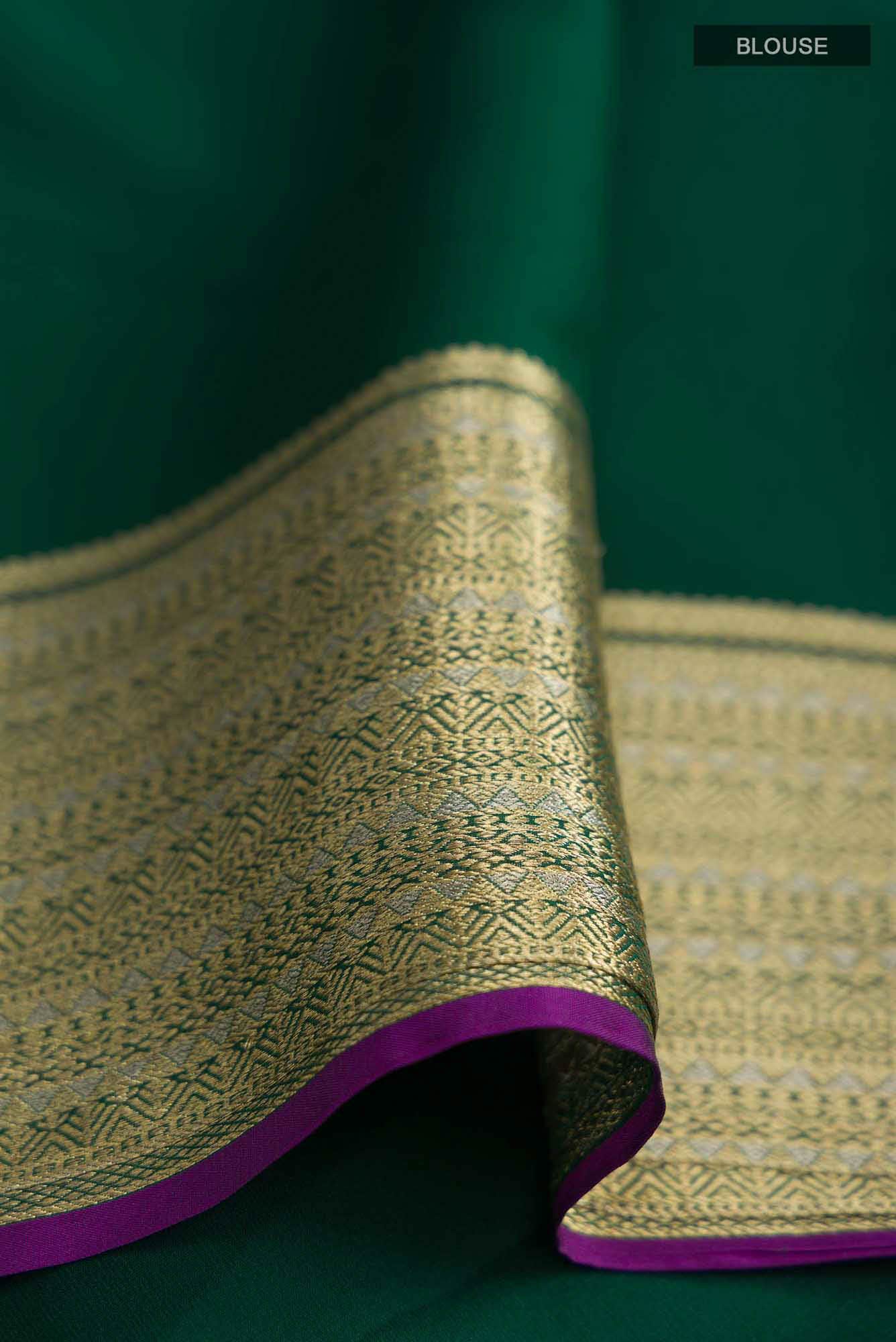 Blue Banarasi Georgette Saree