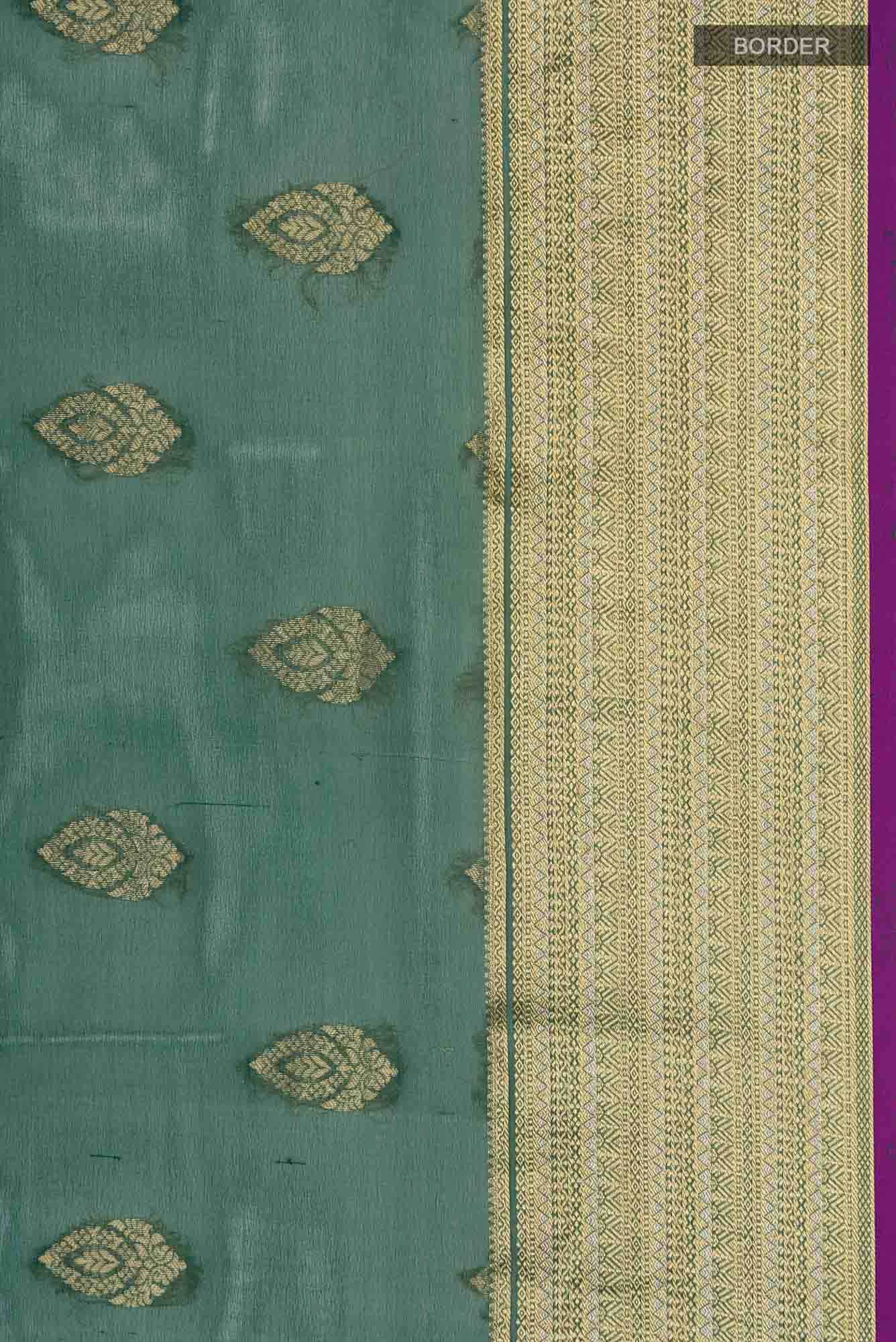 Blue Banarasi Georgette Saree