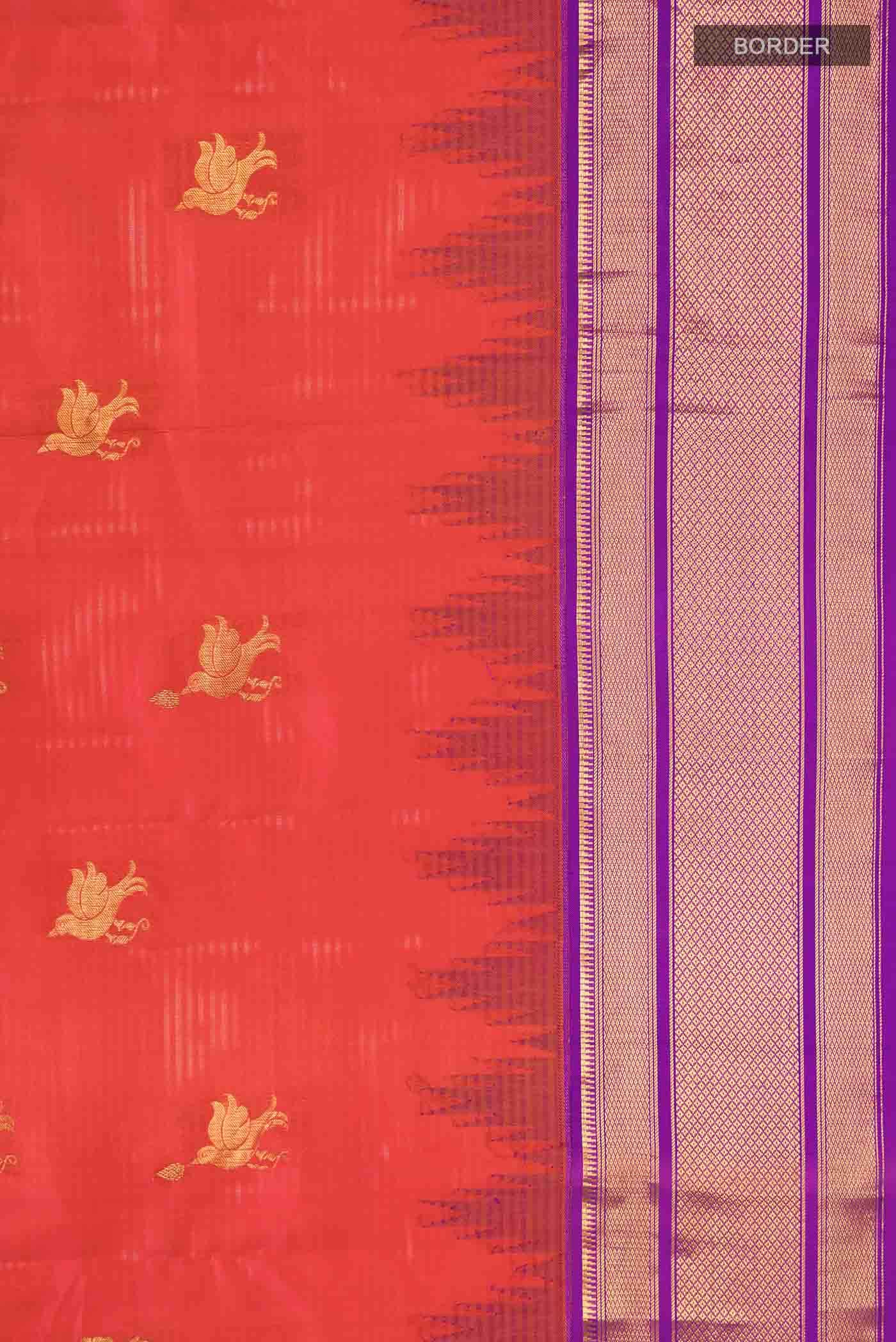 Red Kanchipuram Silk Saree