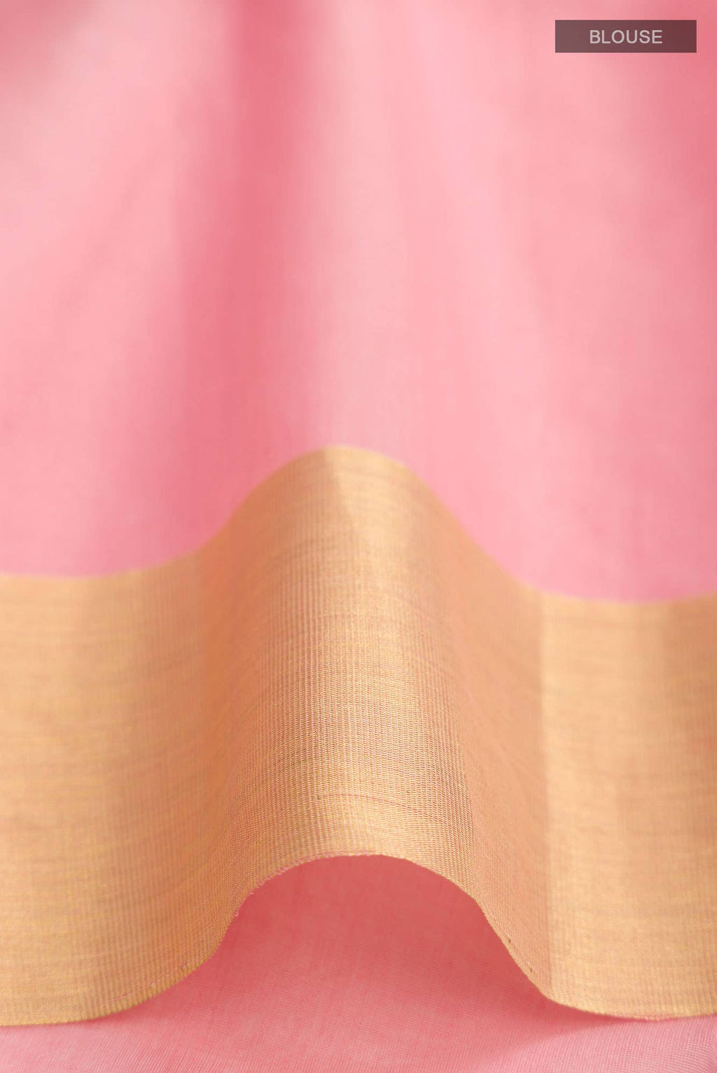 Coral Chanderi Silk Cotton Saree