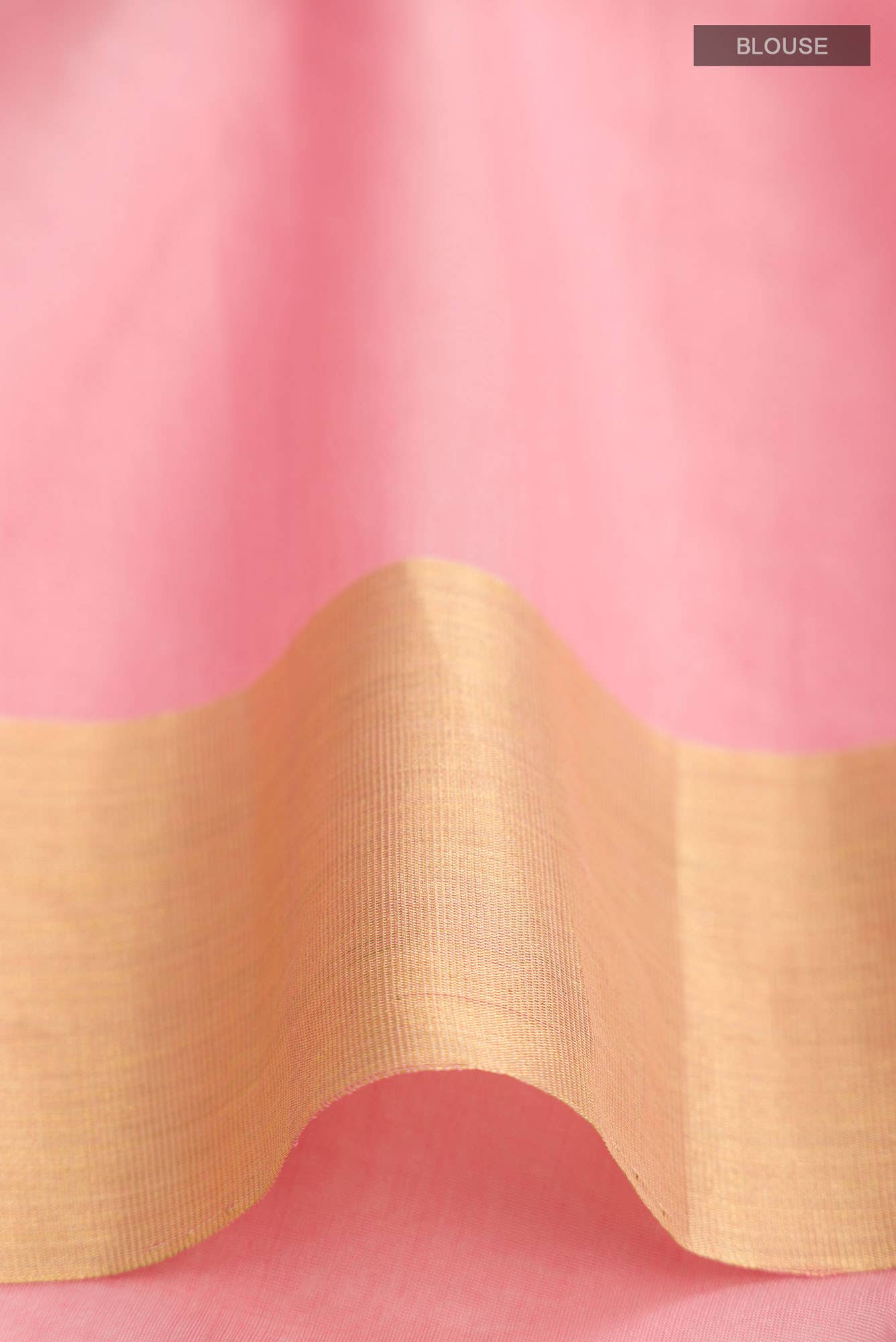 Coral Chanderi Silk Cotton Saree