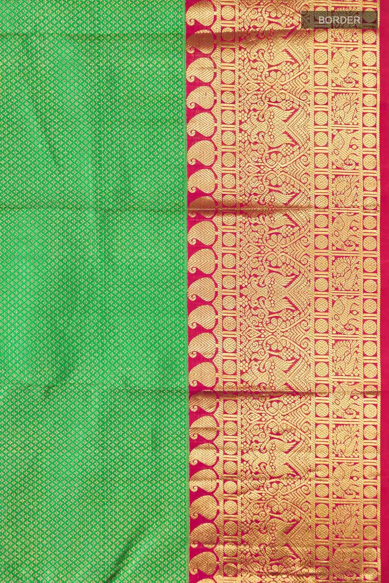Green Kanchipuram Silk Saree