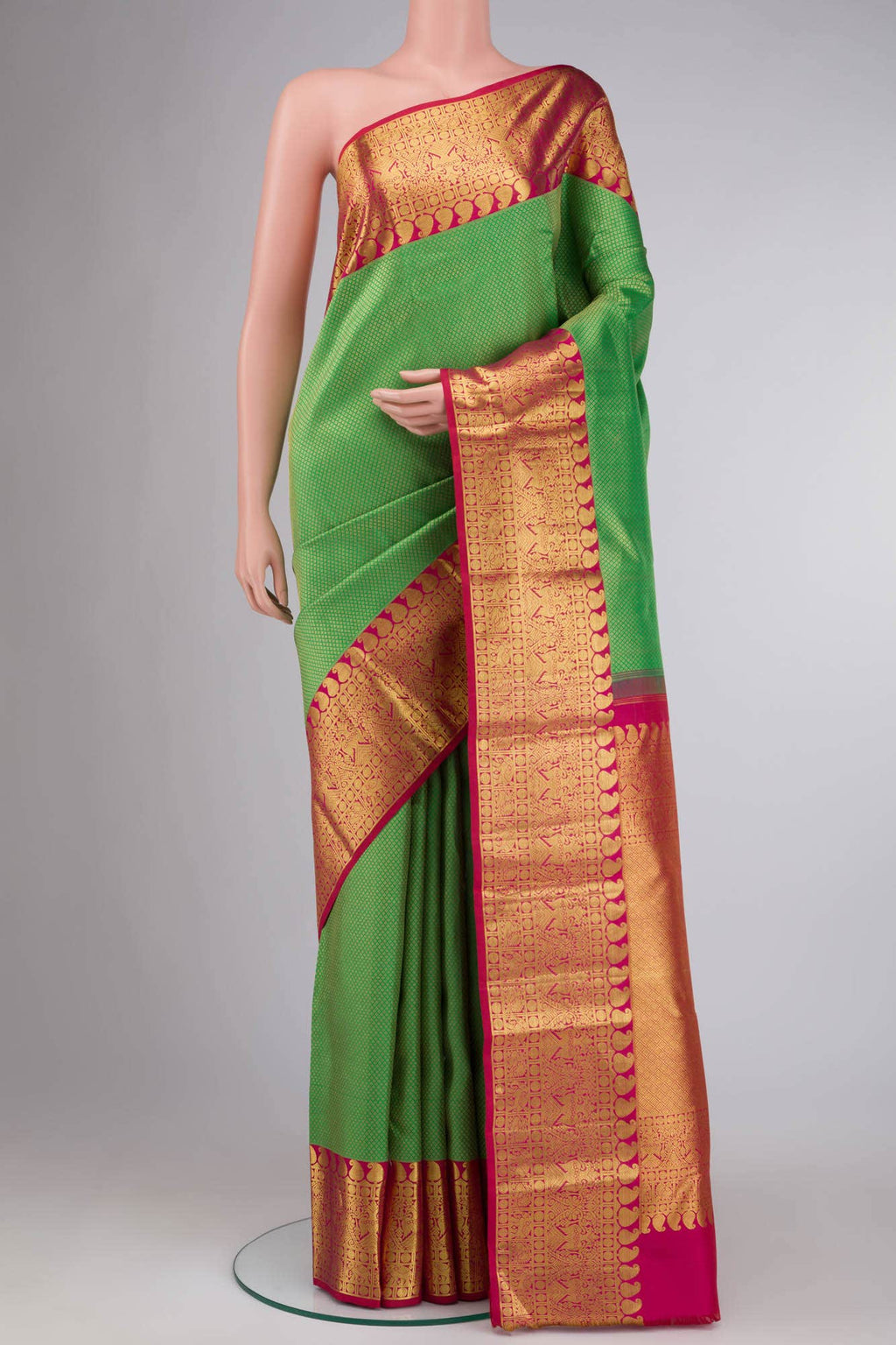 Green Kanchipuram Silk Saree