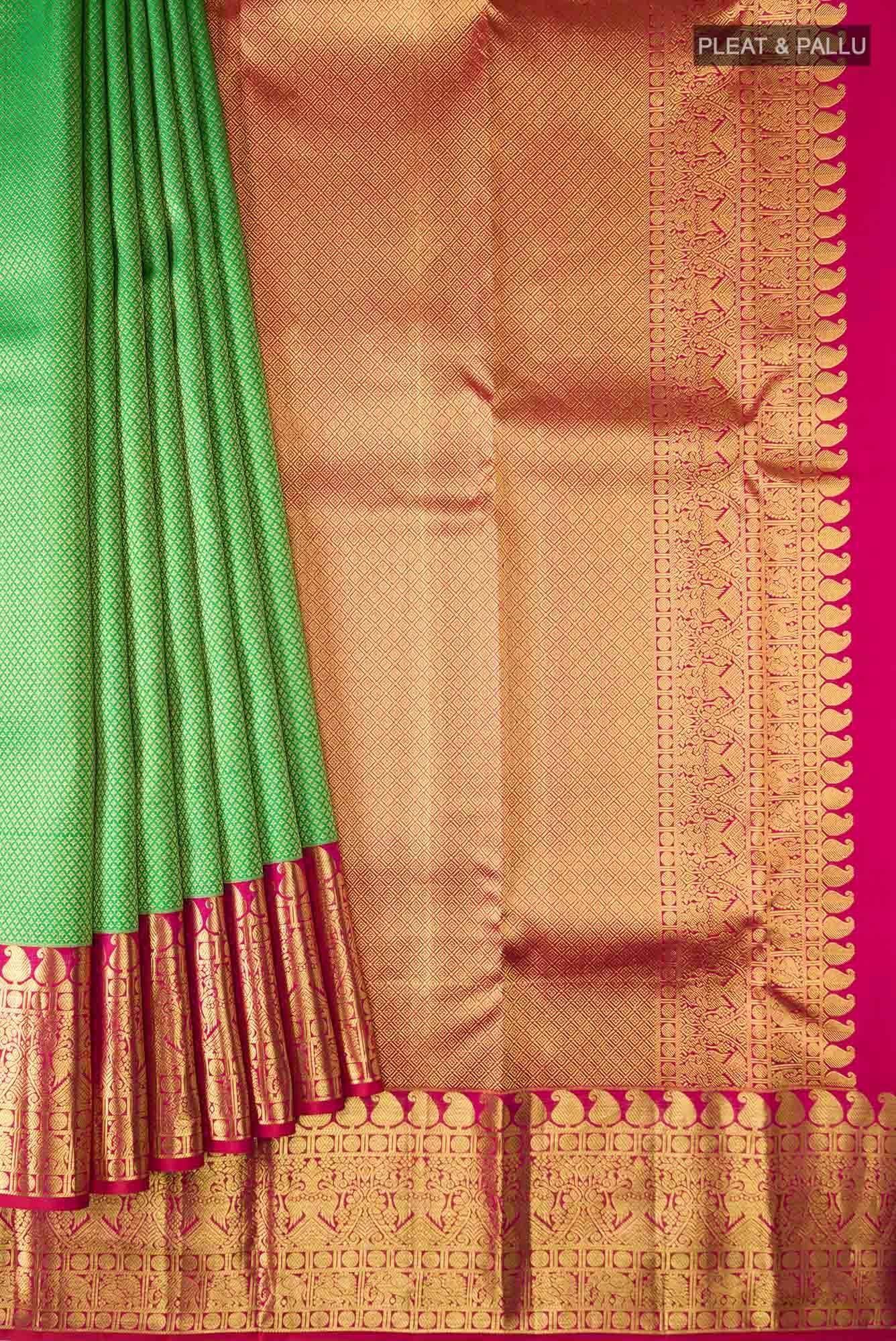 Green Kanchipuram Silk Saree