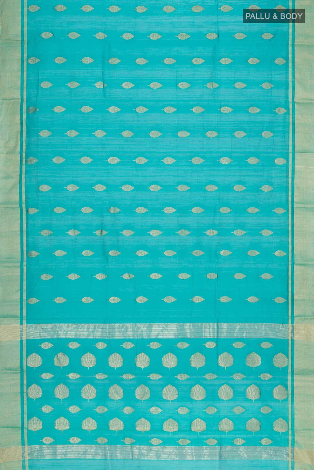 Blue Chanderi Silk Cotton Saree