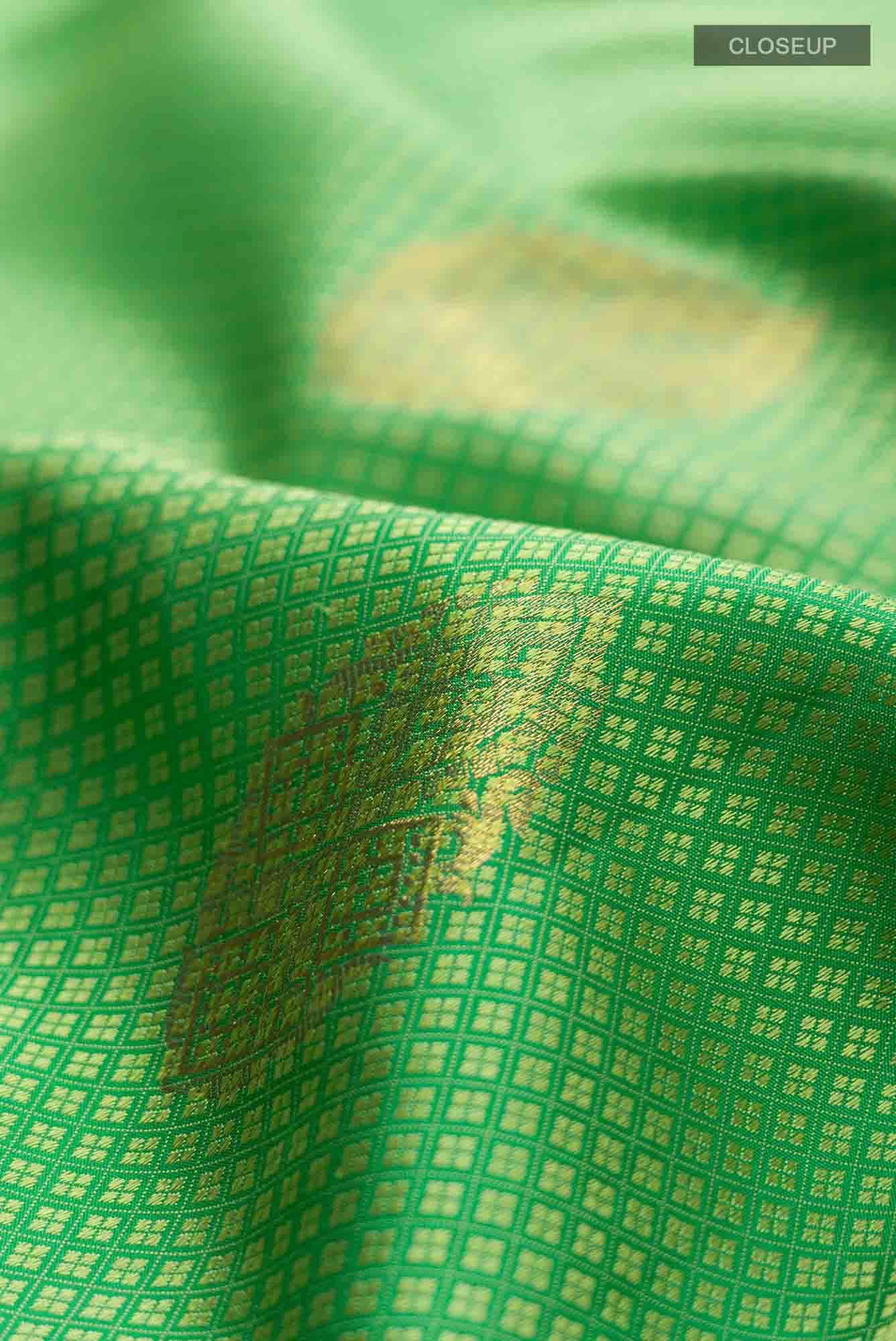 Green Kanchipuram Silk Saree