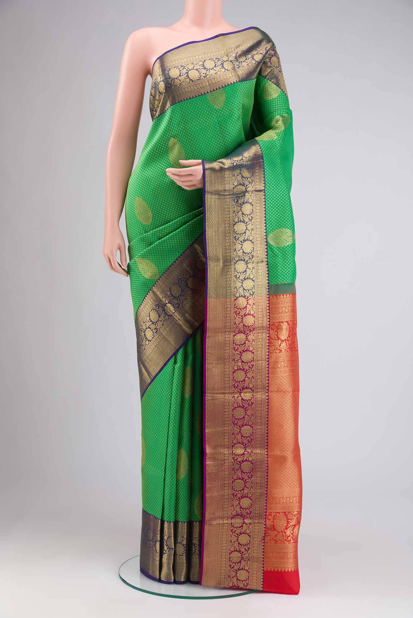 Green Kanchipuram Silk Saree