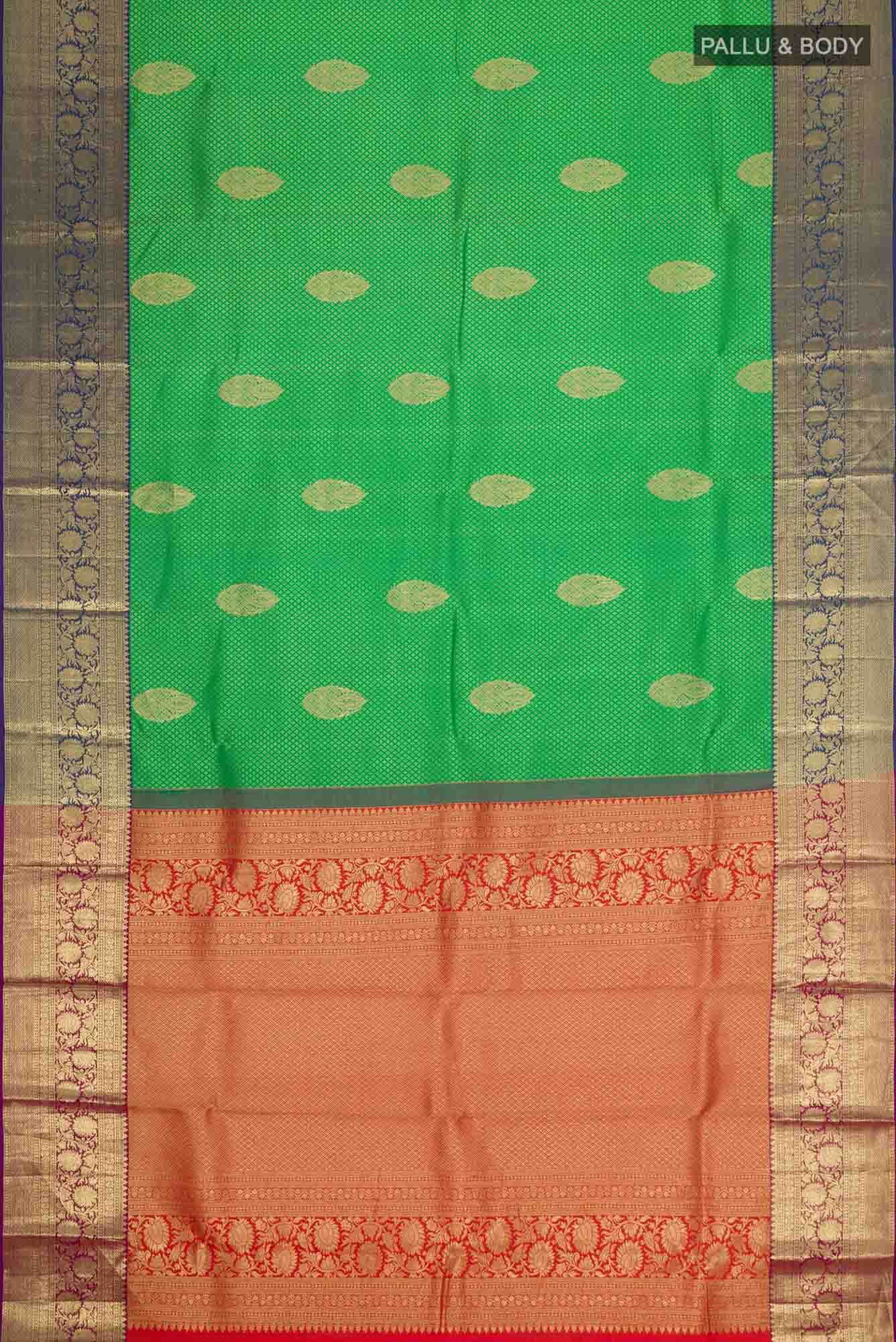 Green Kanchipuram Silk Saree