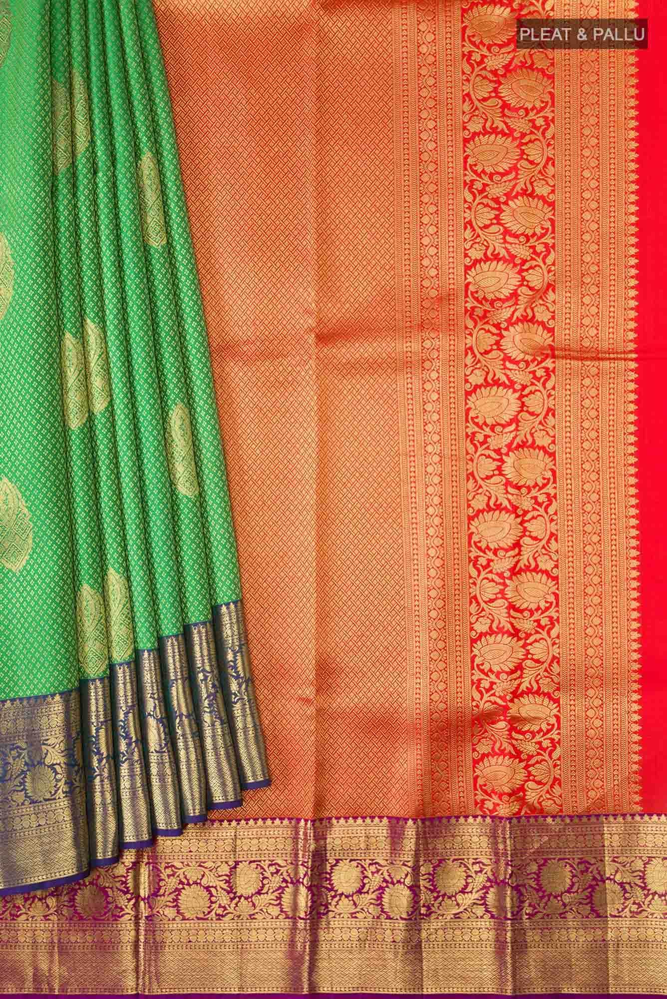 Green Kanchipuram Silk Saree