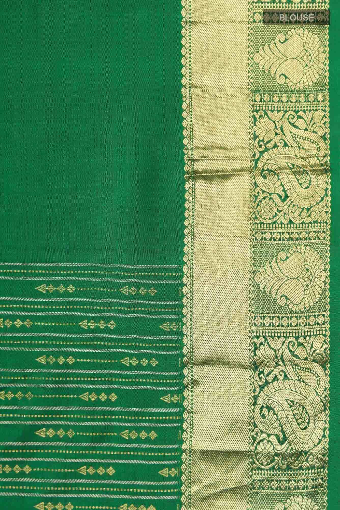 Green Kanchipuram Silk Saree
