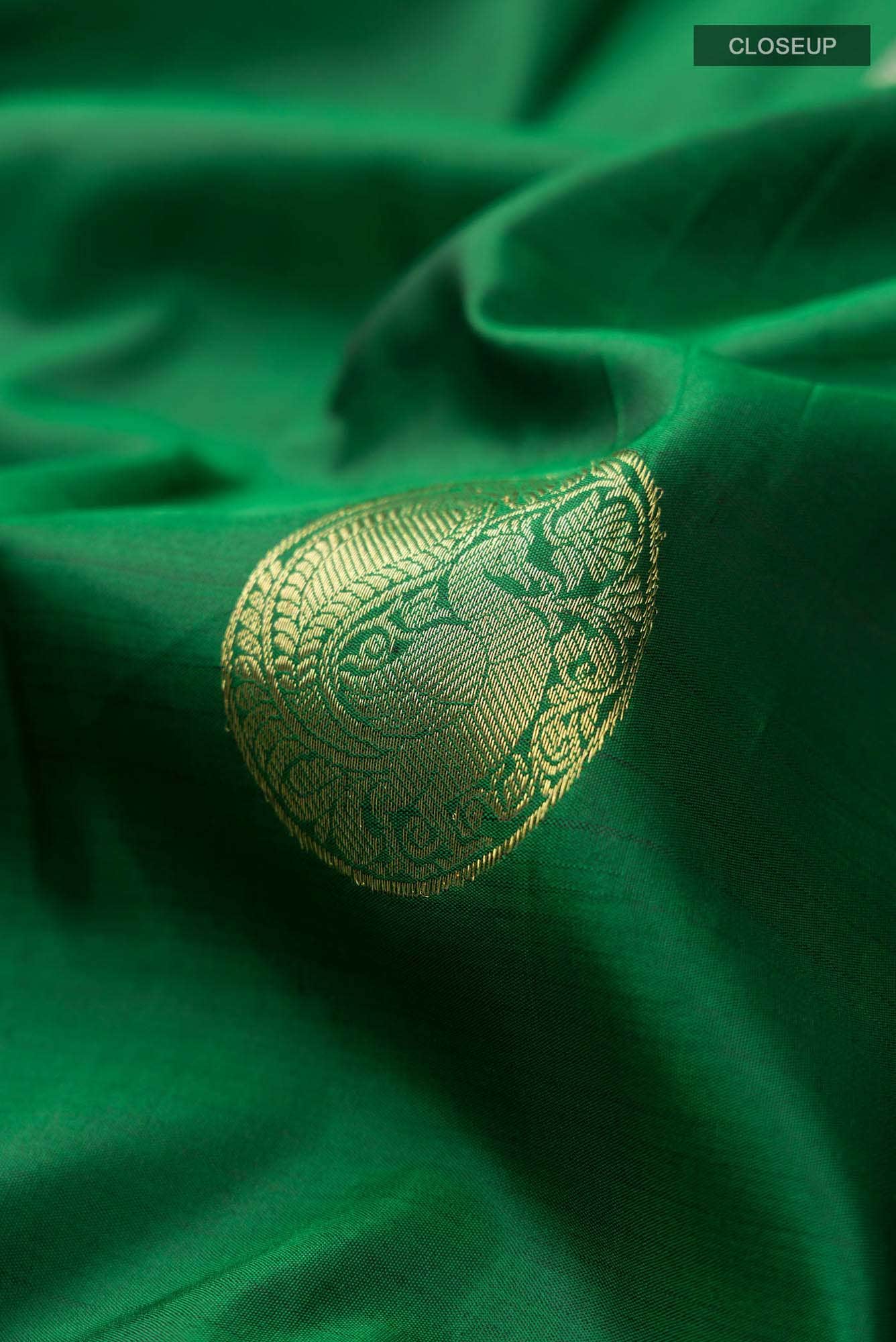 Green Kanchipuram Silk Saree