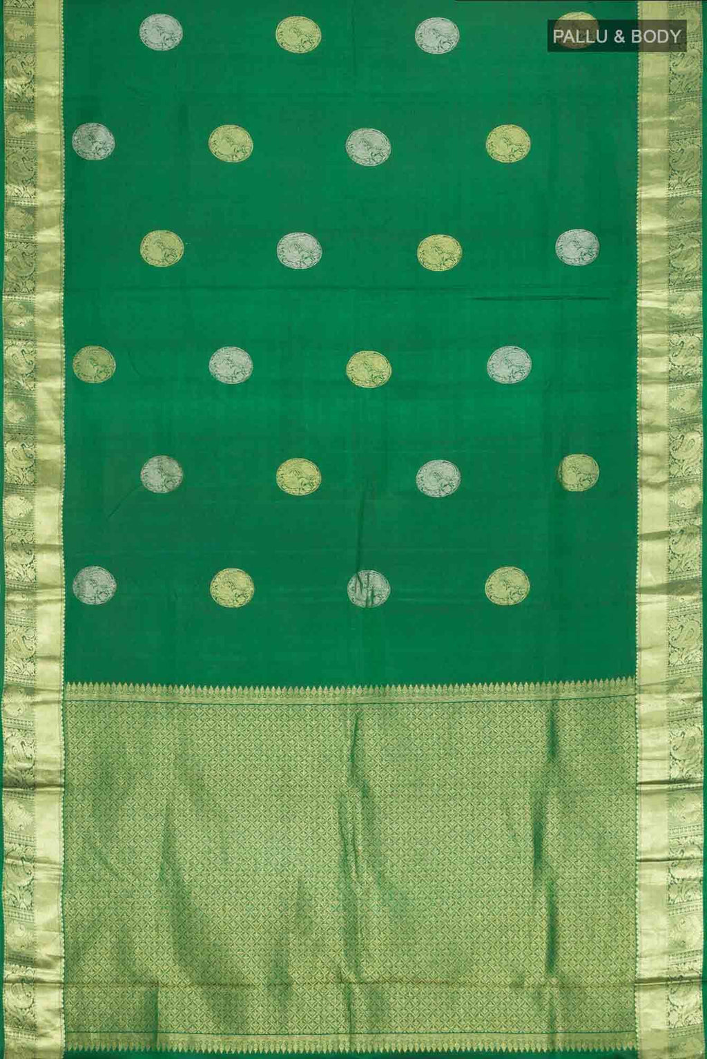 Green Kanchipuram Silk Saree