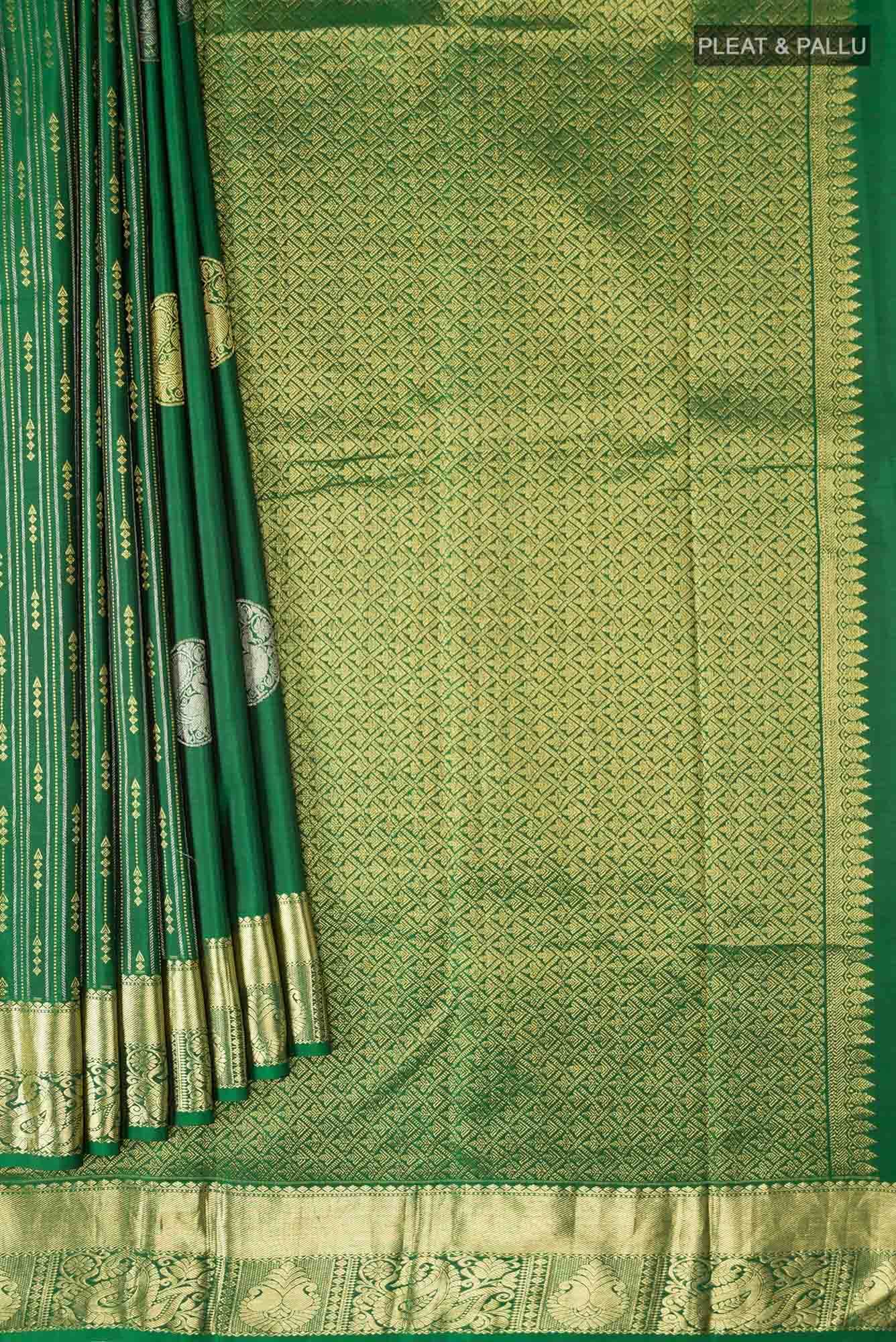 Green Kanchipuram Silk Saree