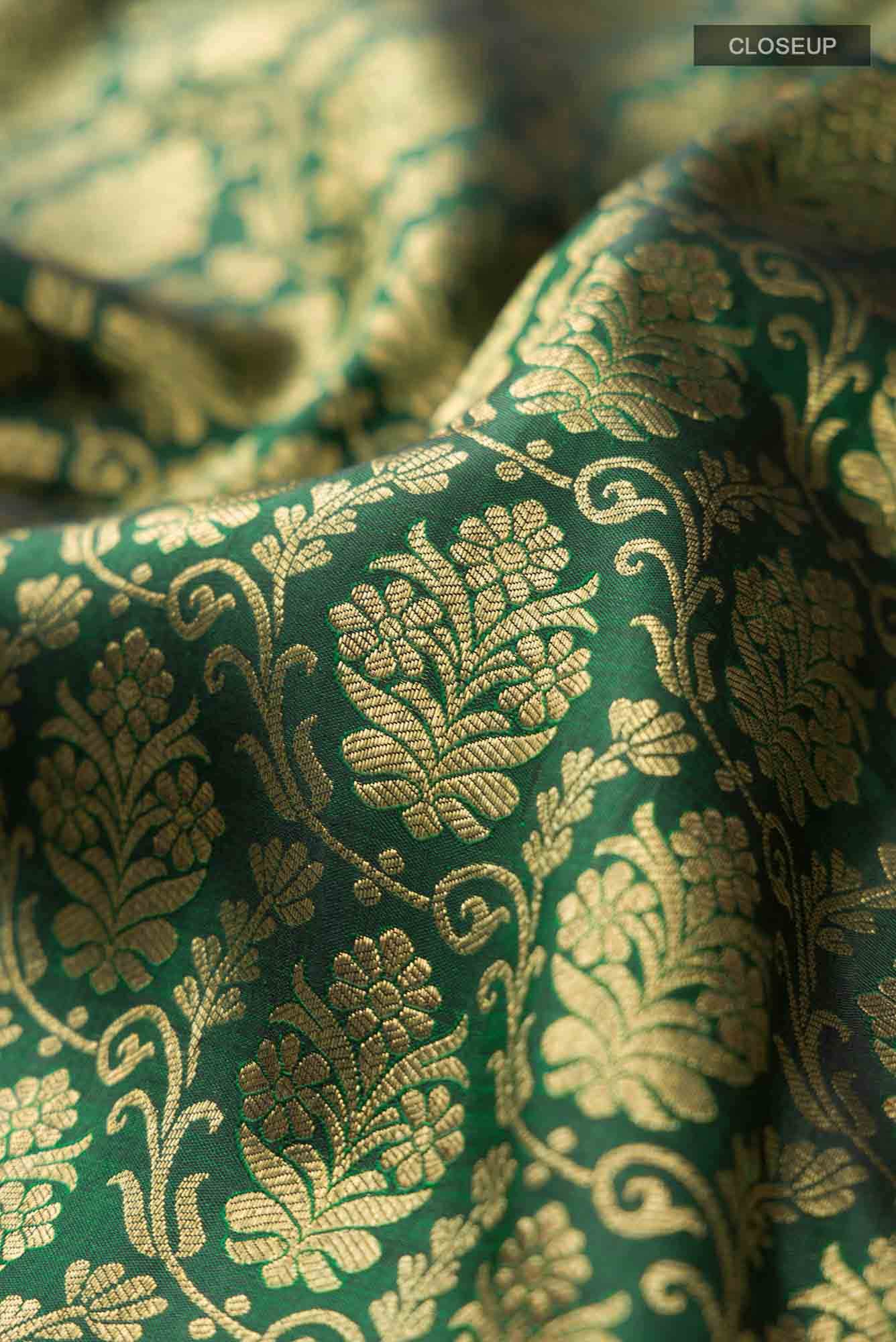 Green Kanchipuram Silk Saree