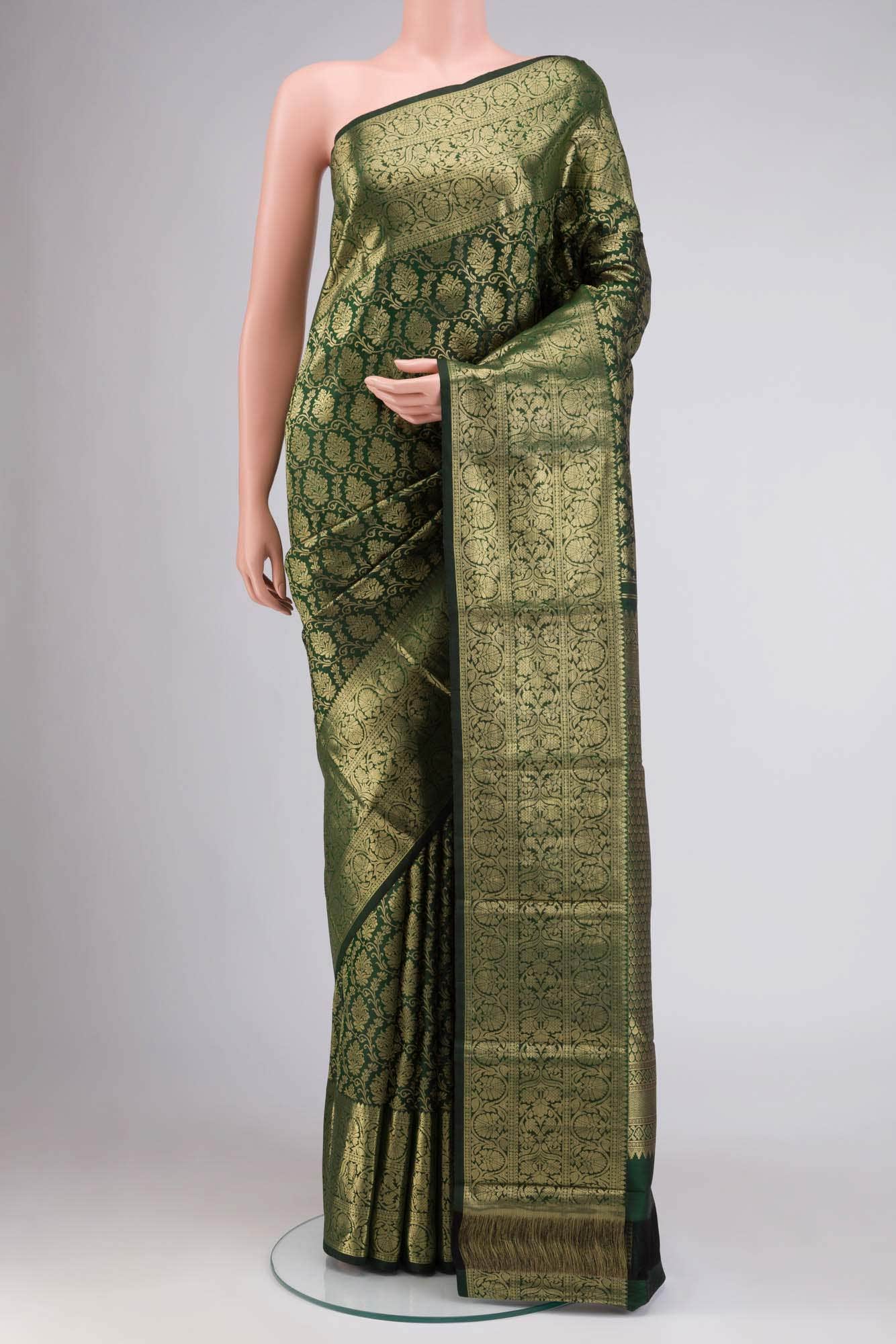 Green Kanchipuram Silk Saree