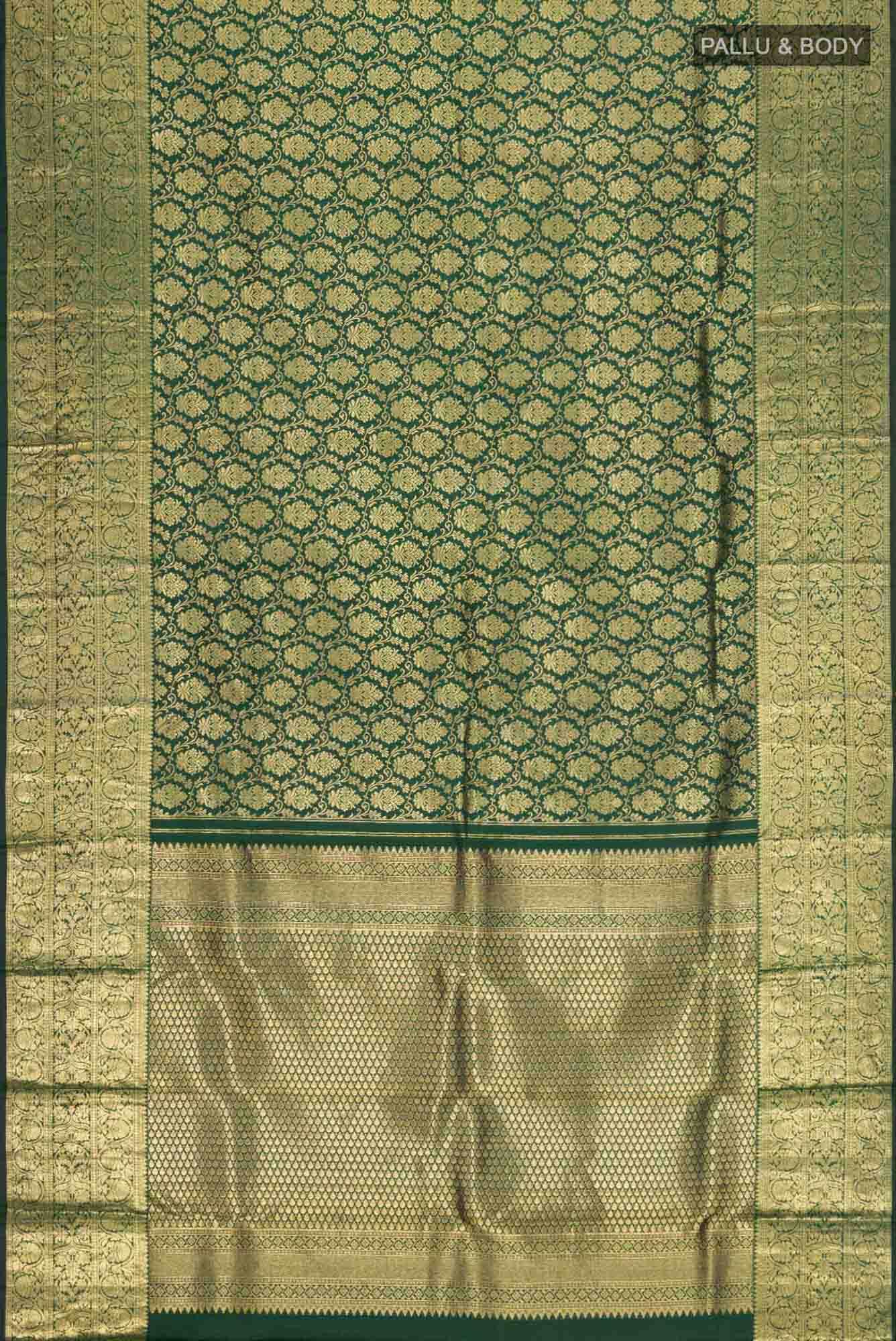 Green Kanchipuram Silk Saree