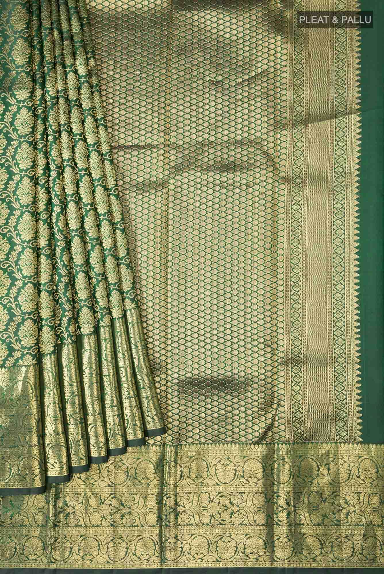 Green Kanchipuram Silk Saree