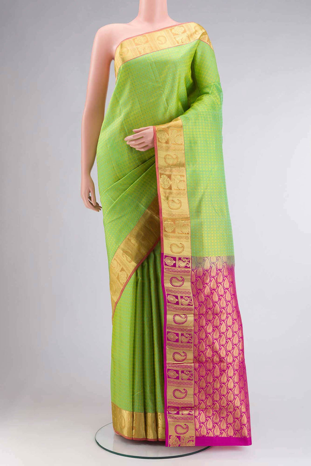 Green Kanchipuram Silk Saree