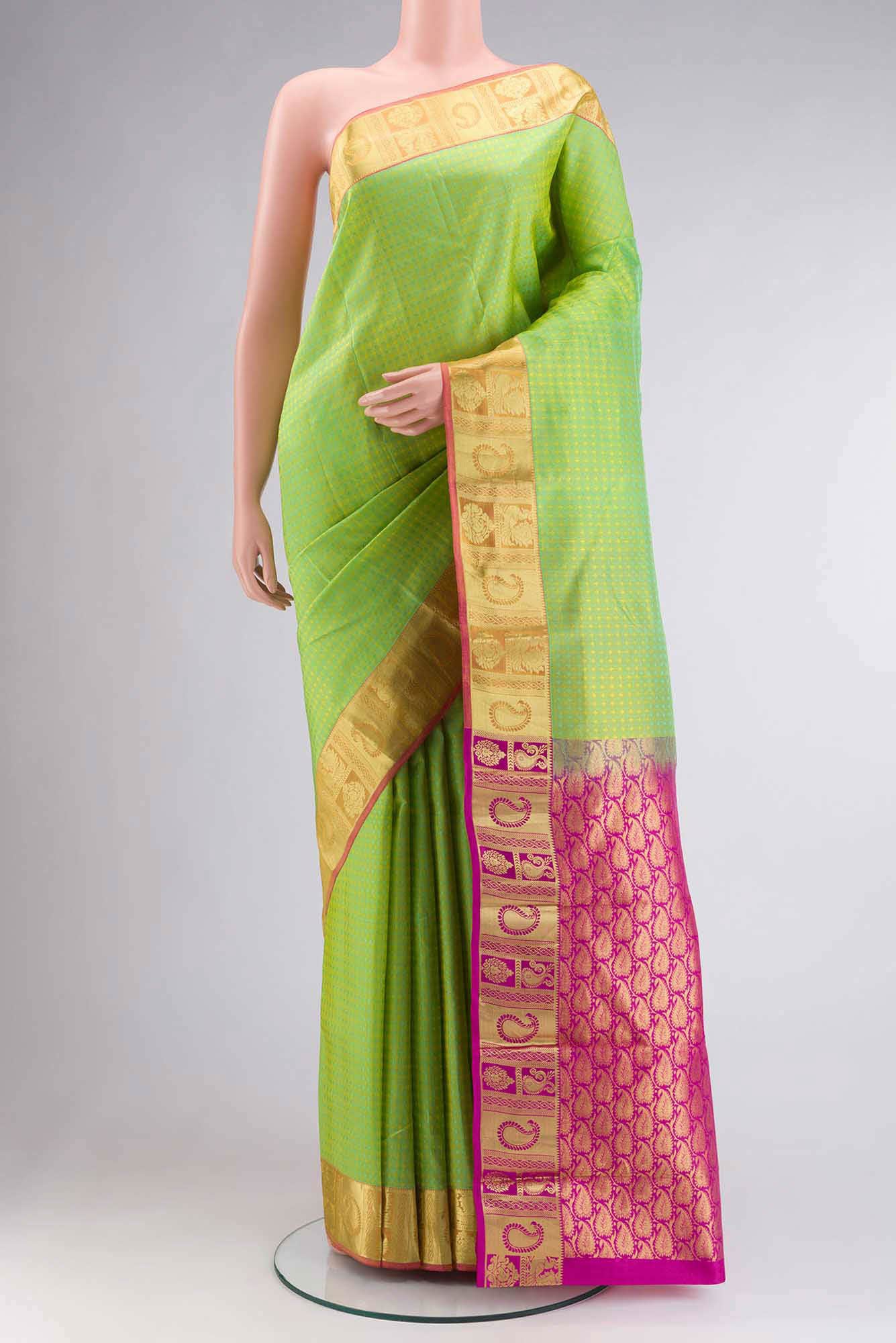 Green Kanchipuram Silk Saree