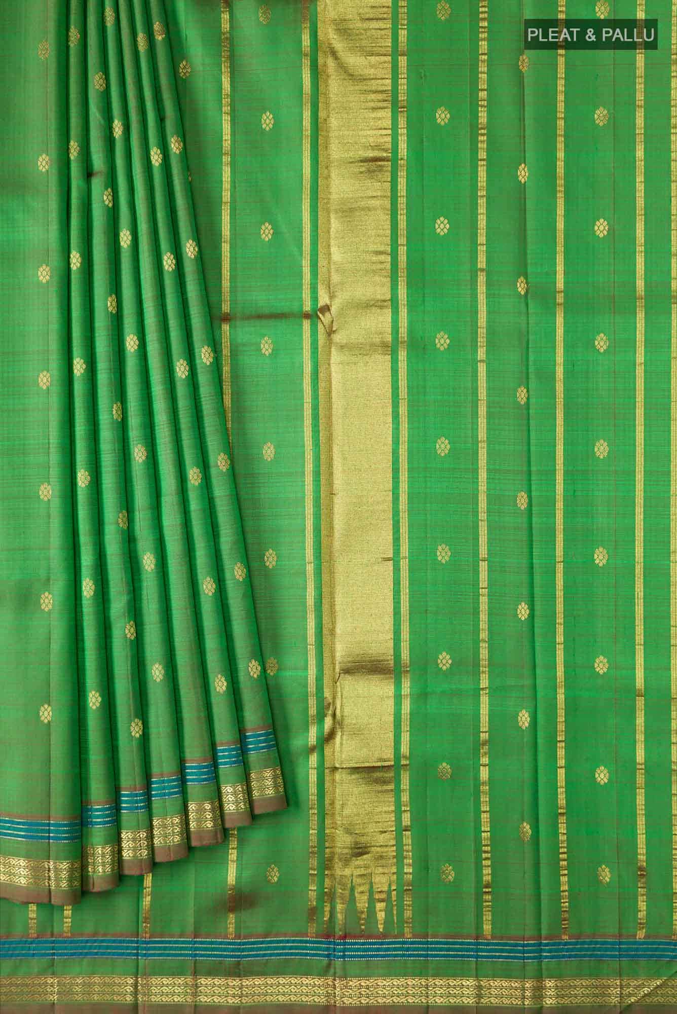 Green Kanchipuram Silk Saree