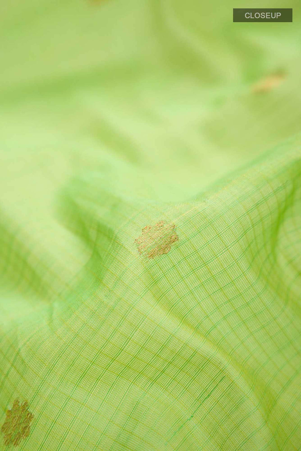 Green Gadwal Silk Cotton Saree