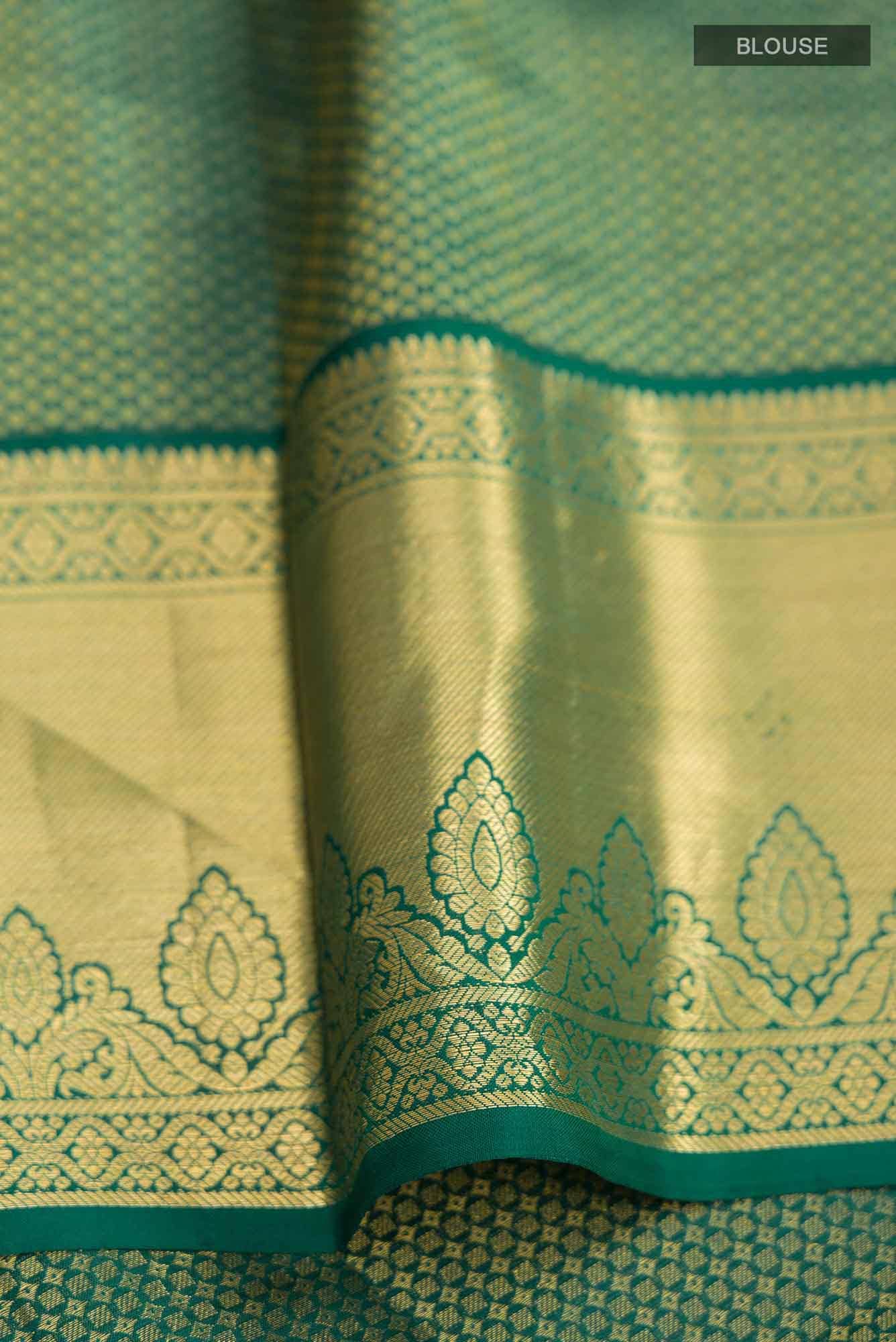 Green Kanchipuram Silk Saree