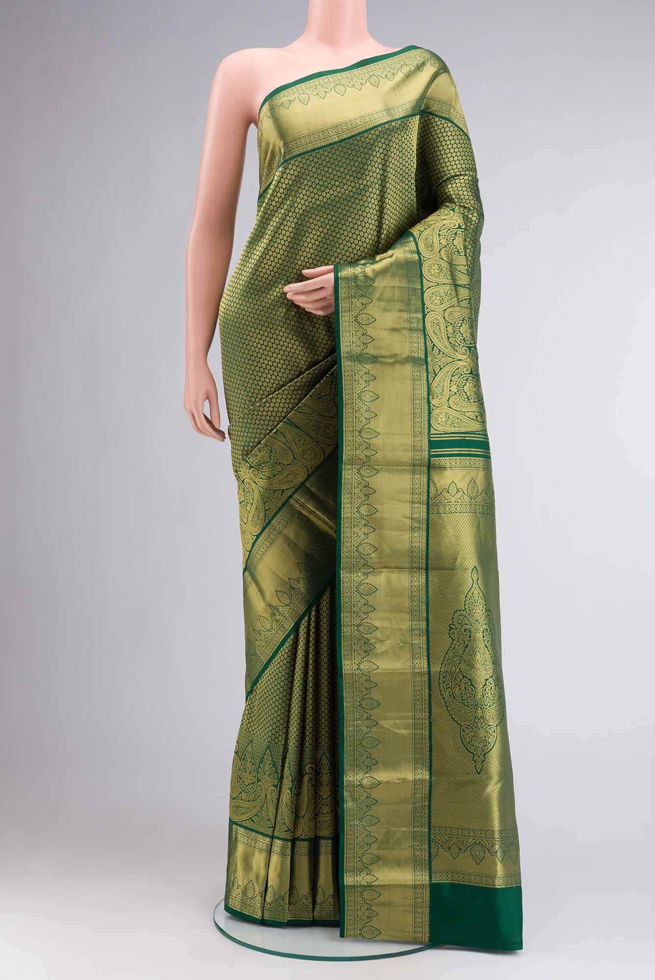 Green Kanchipuram Silk Saree