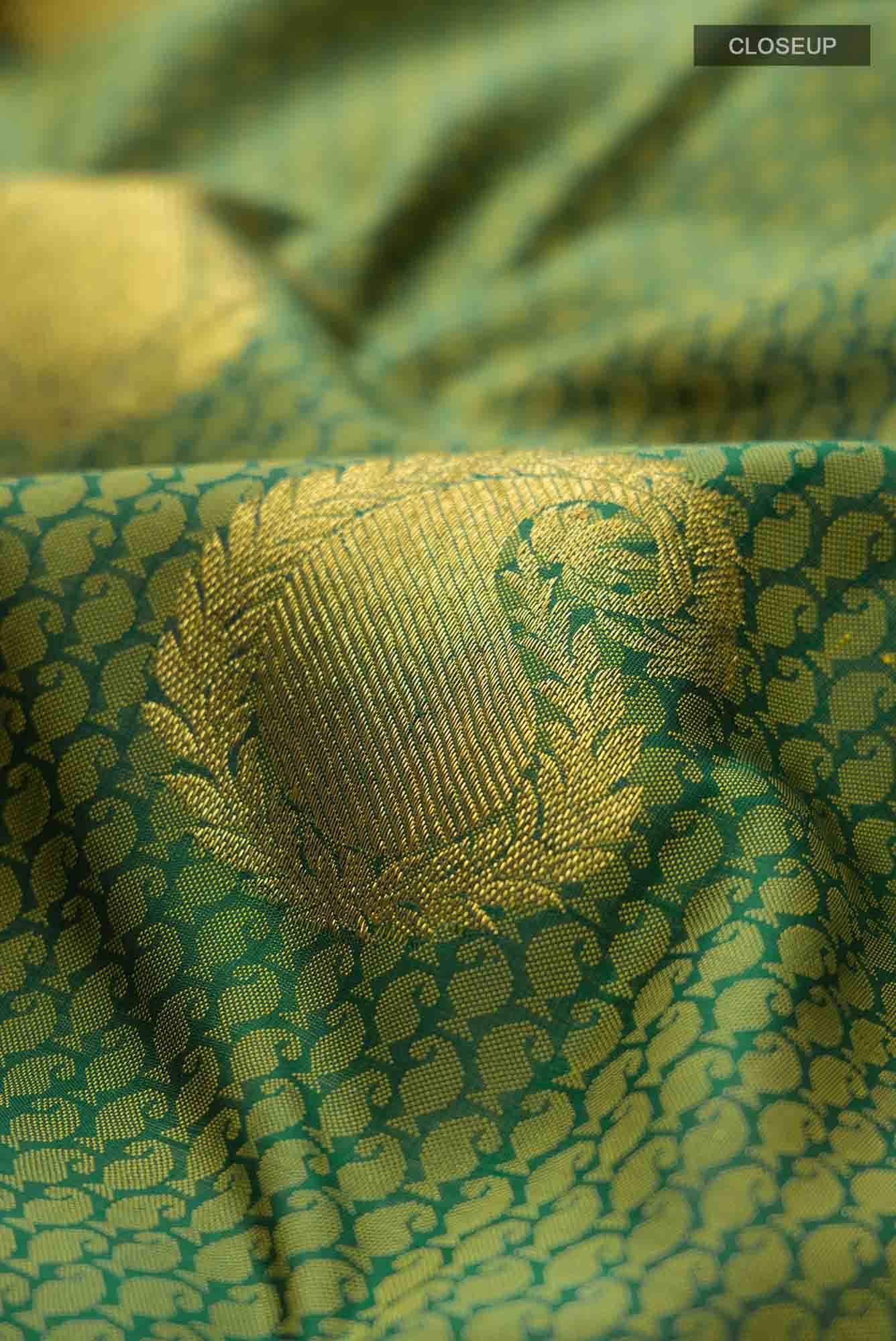 Green Kanchipuram Silk Saree