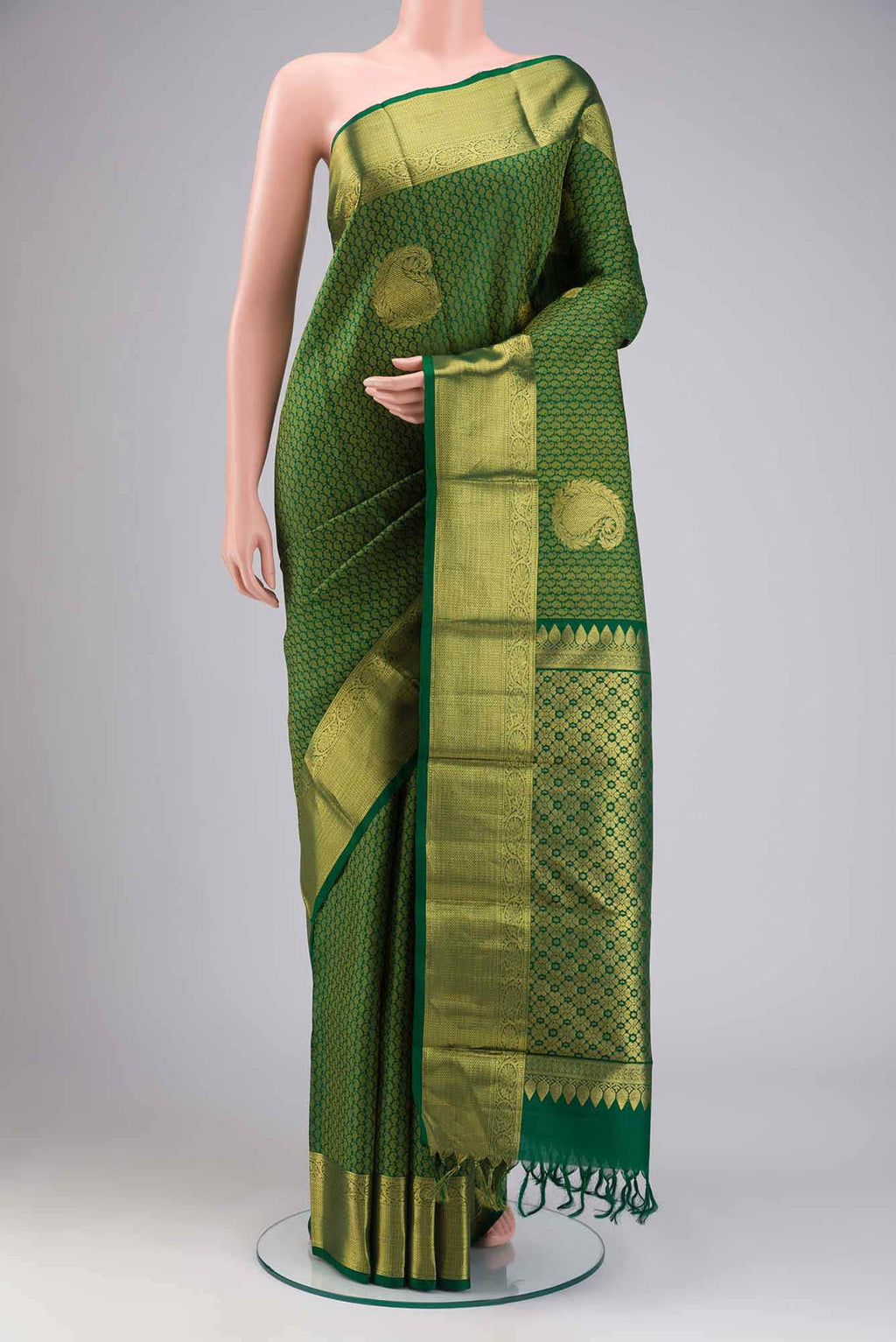 Green Kanchipuram Silk Saree