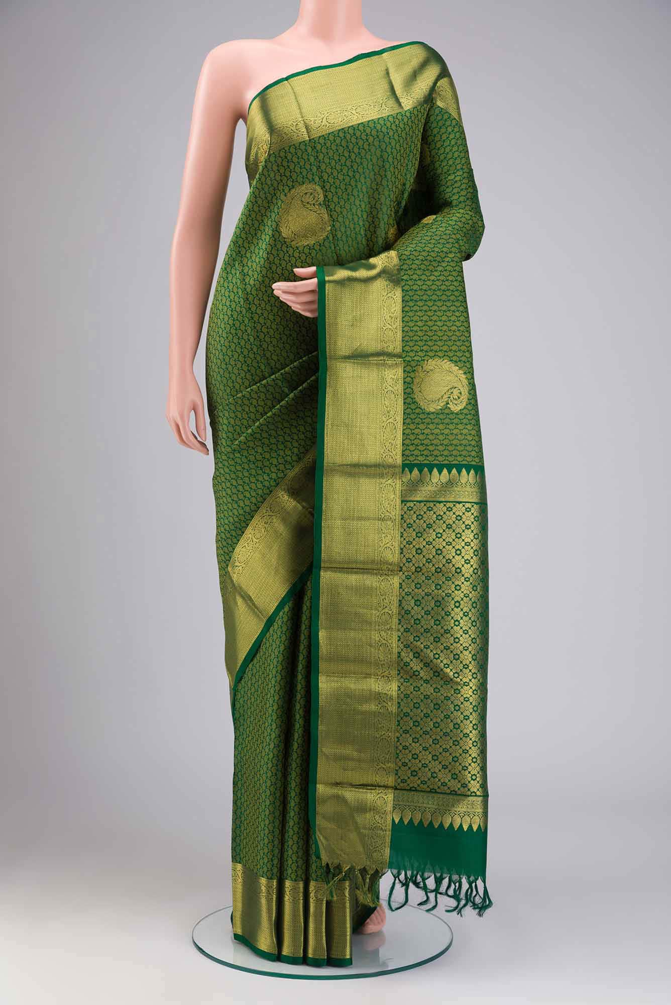 Green Kanchipuram Silk Saree