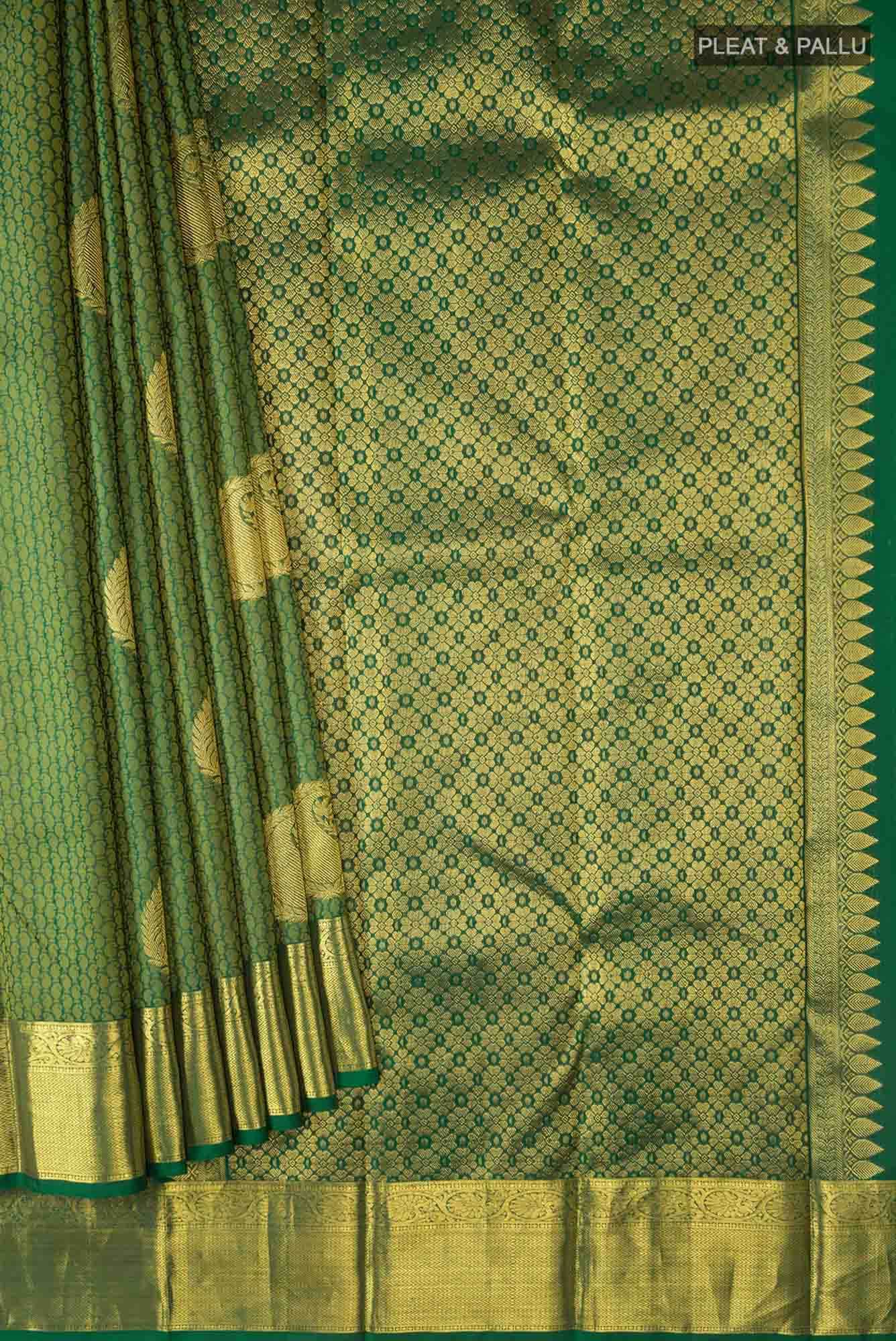 Green Kanchipuram Silk Saree