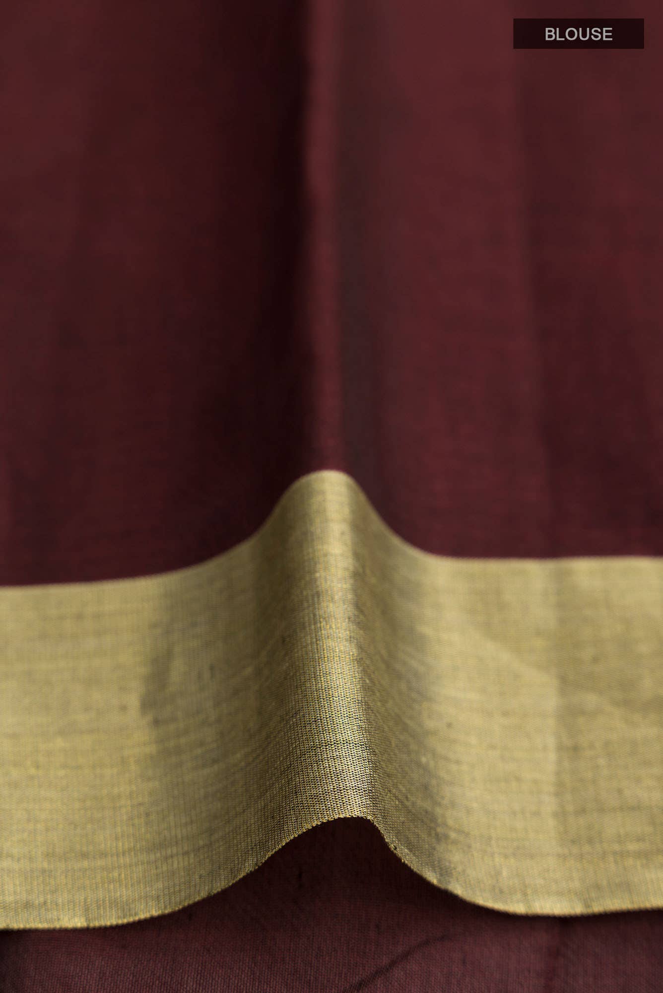 Maroon Chanderi Silk Cotton Saree