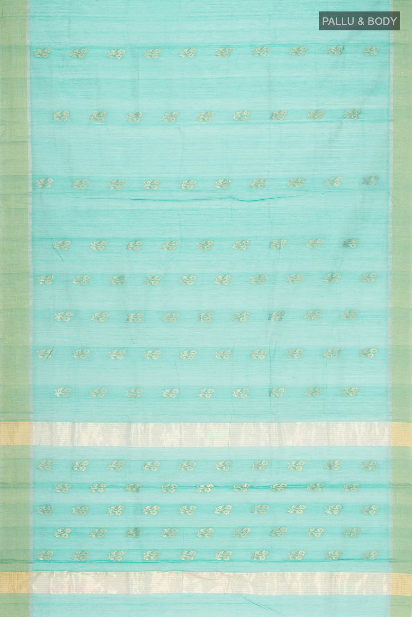 Green Chanderi Silk Cotton Saree